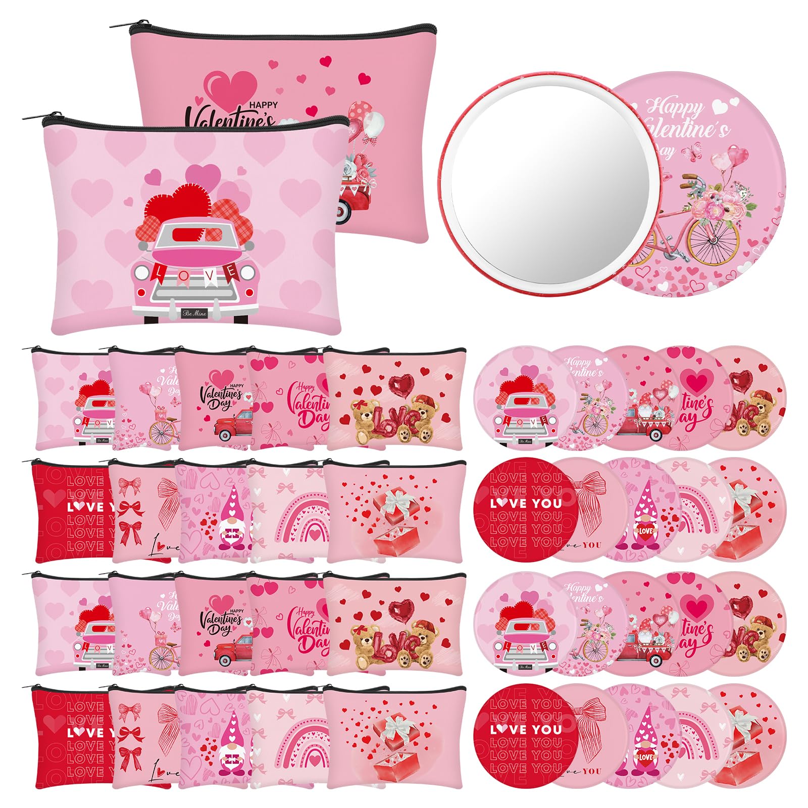 SAC Maquillage LIUBUJINGYING zippé, fermeture lisse et rangement sûr.
