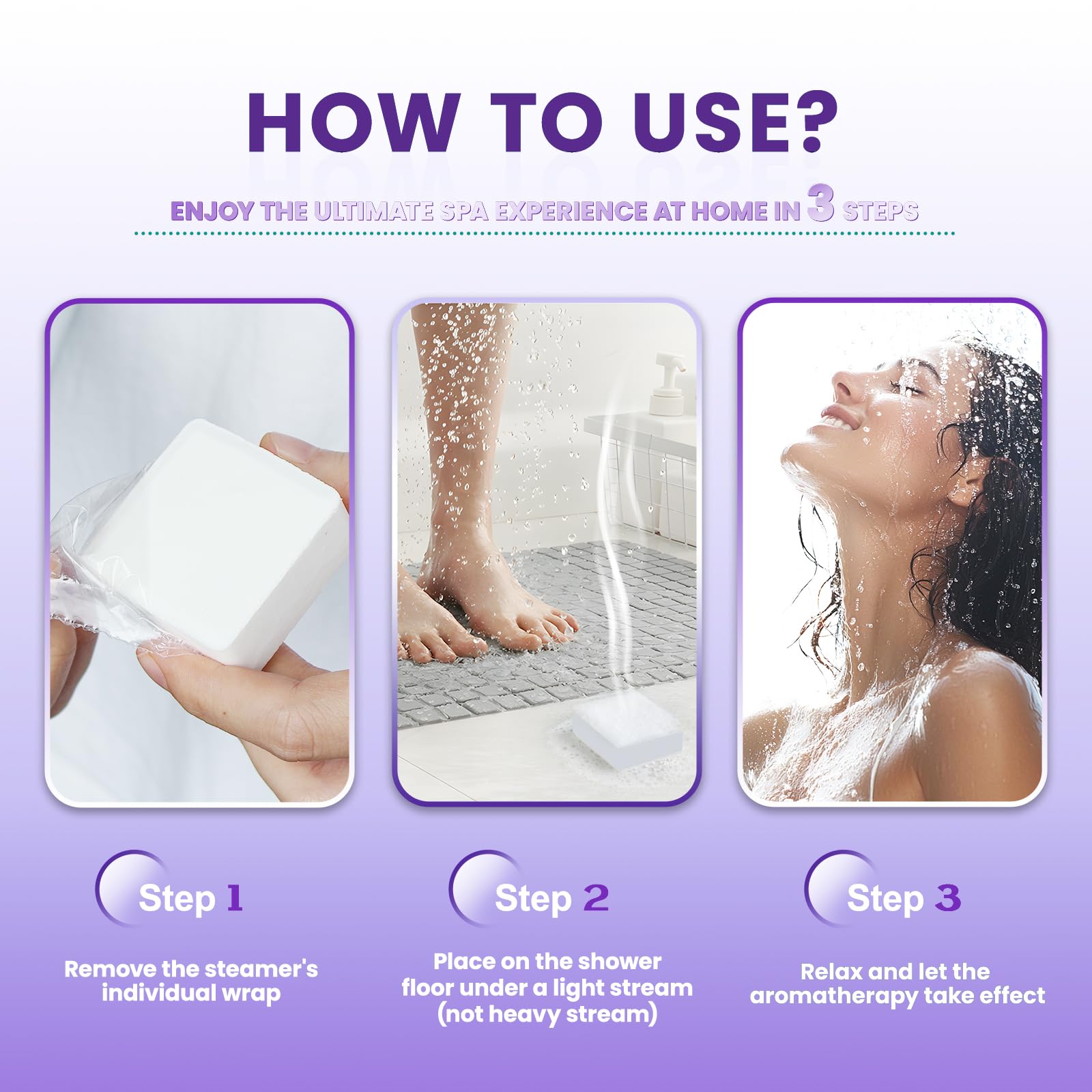 LIUCED douche aromathérapie zen, libère des arômes durables.