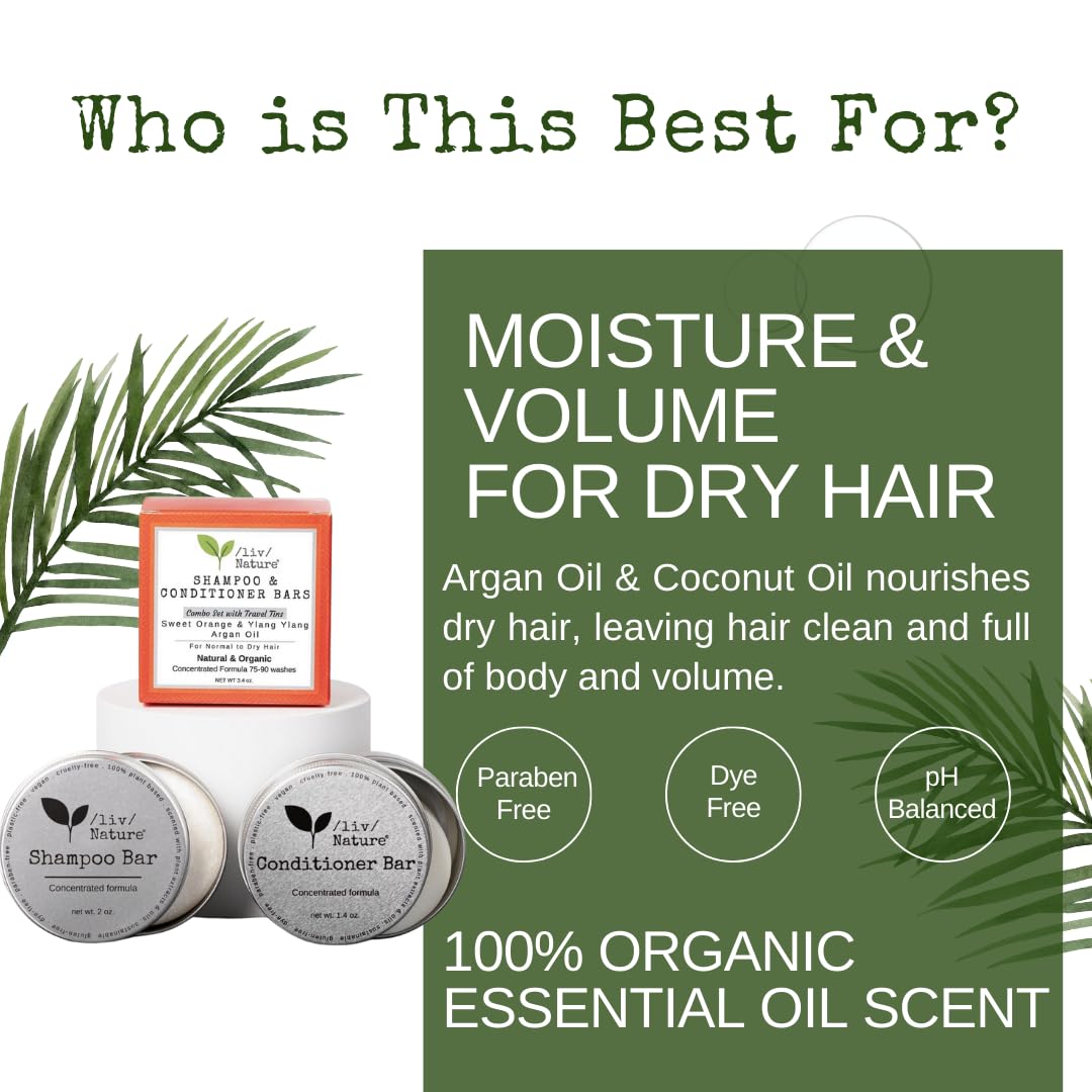 Fragrance orange et ylang-ylang avec argan — parfum aromatique pour cheveux propres et frais.