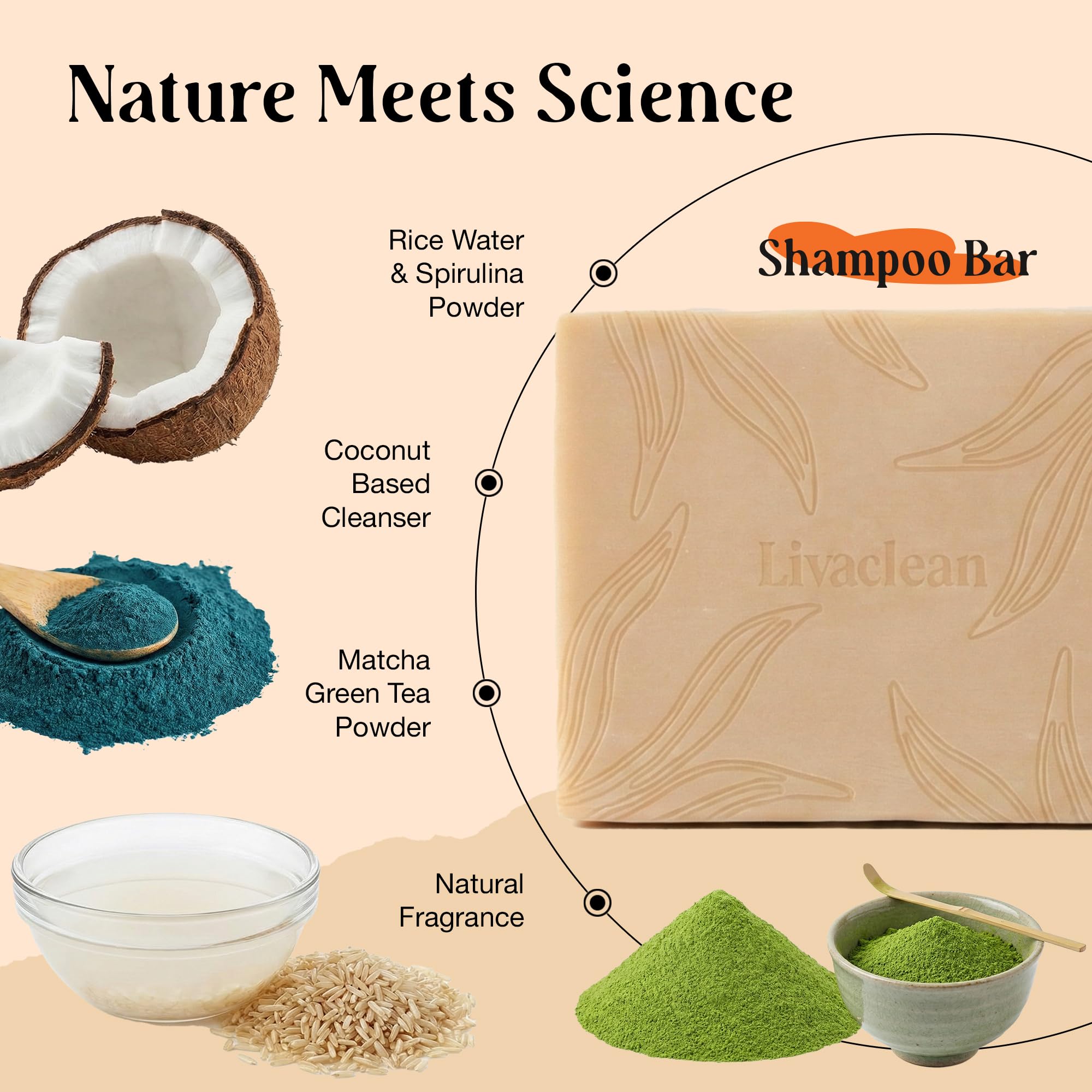 LivaClean aloe vera and shea butter image showing soothing hydration.