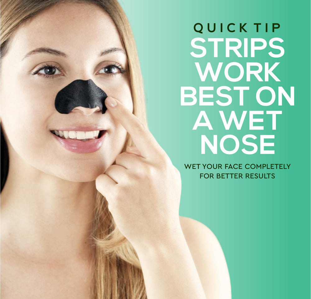 Utilisation rapide des Bandes Charbon LivaClean pour nettoyer les pores.