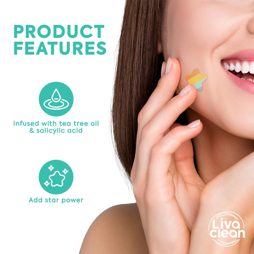 Patchs LivaClean — protection ciblée pour boutons sur le visage