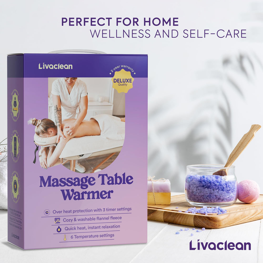 Livaclean-reglage-6-niveaux-thermique: confort personnalisé pendant les séances.