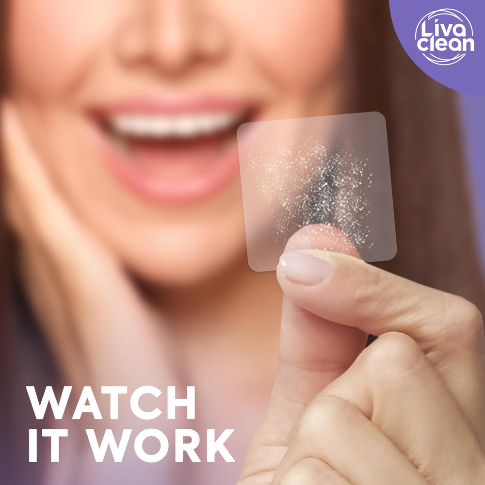 Utilisation nocturne avec patch LivaClean pour une peau soignée.
