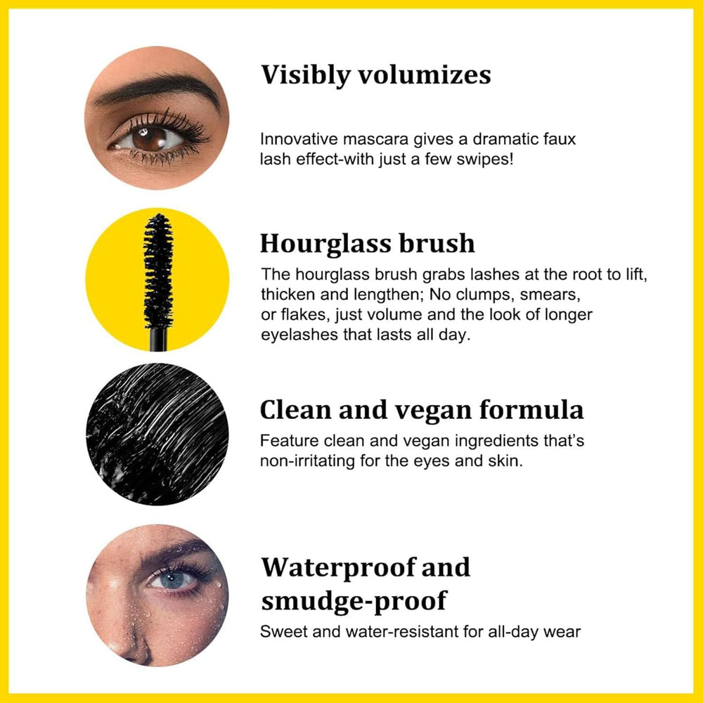 Livalur Bubble Mascara - idéal pour quotidien et soirées