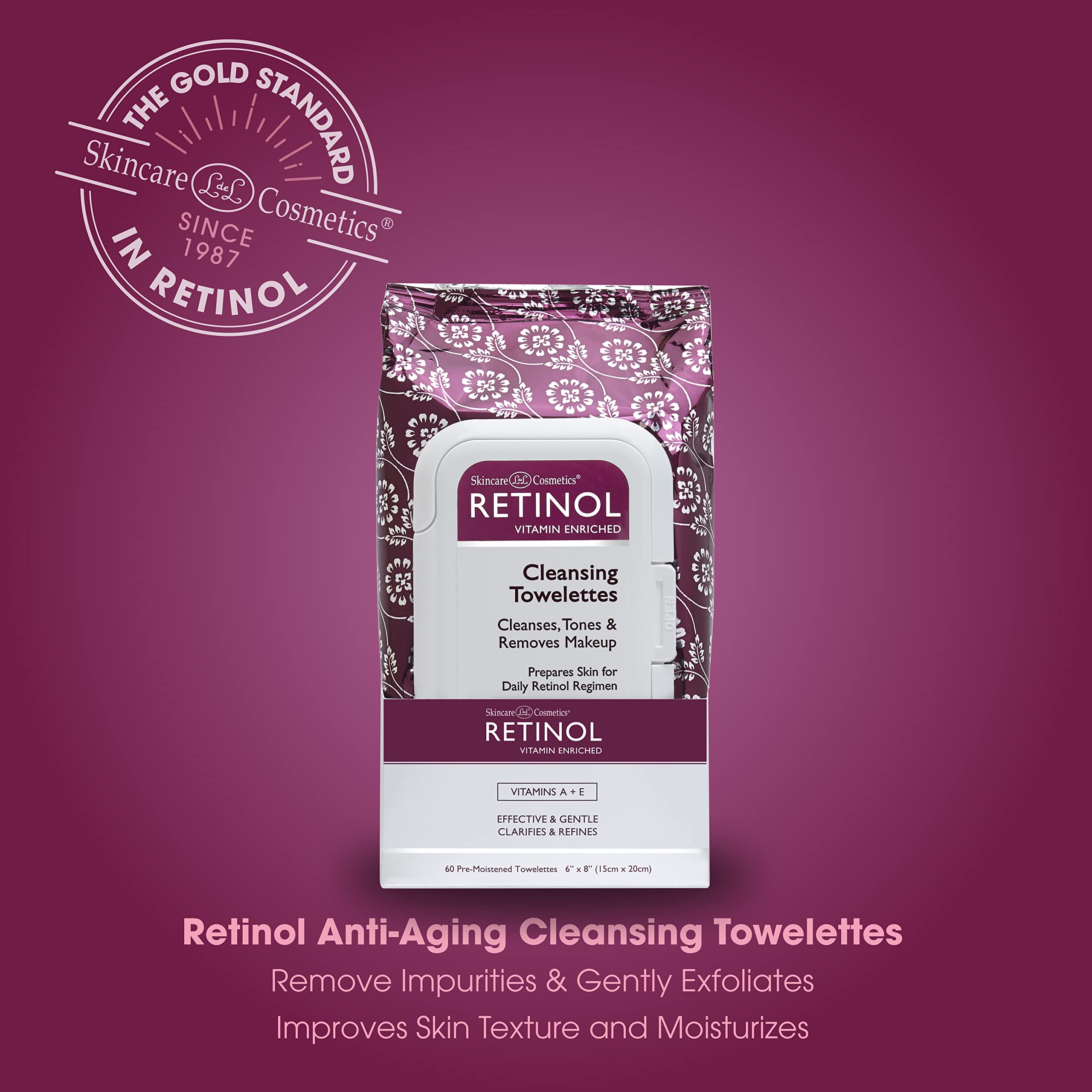Exfoliation douce sur peau avec LIVAURA Retinol en déplacement