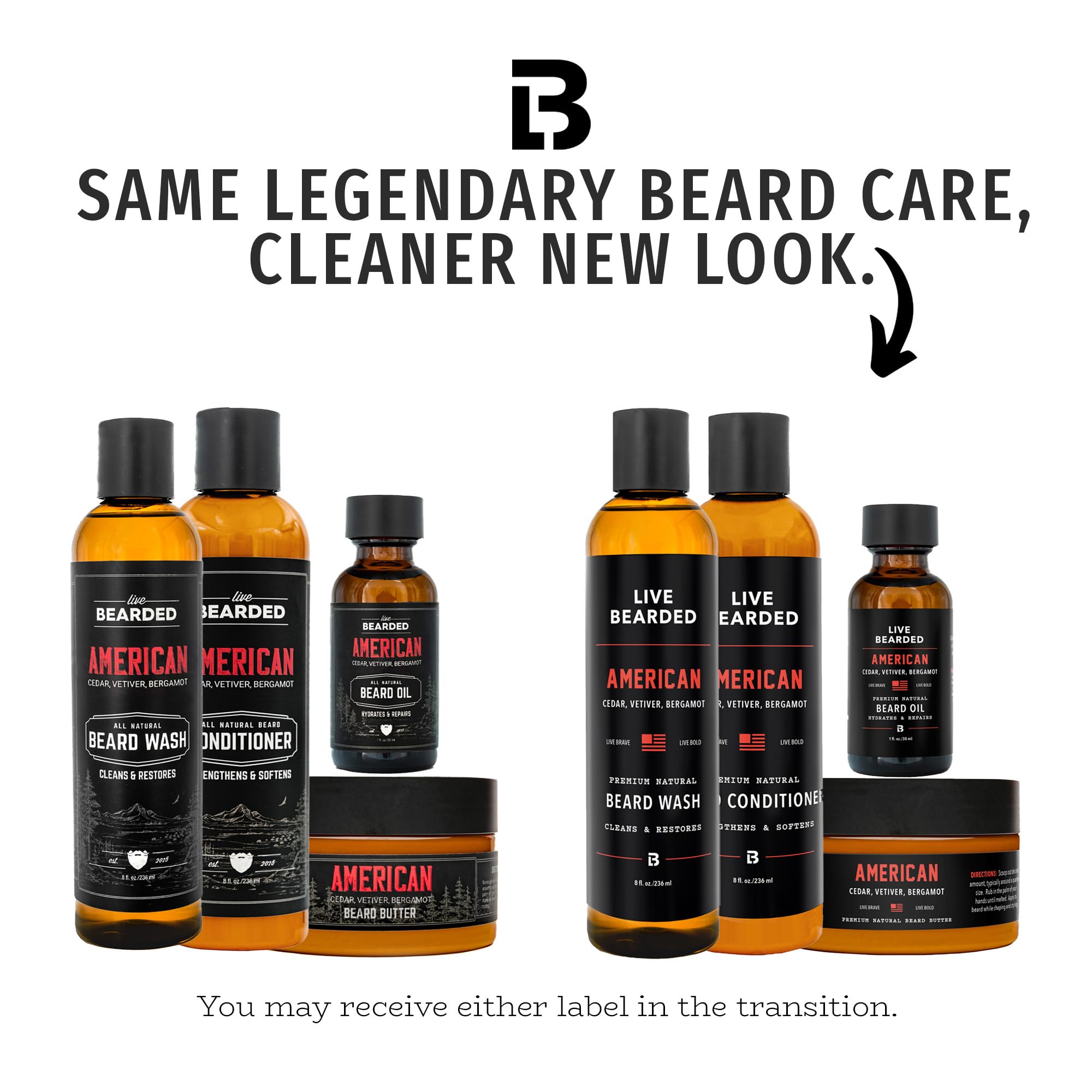Live Bearded Après-Shampoing Barbe, démêle et adoucit les poils pour une barbe lisse.