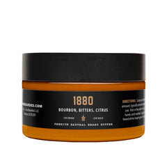 Live Bearded beurre de barbe 1880 en bouteille, pour barbe entretenue et parfumée.
