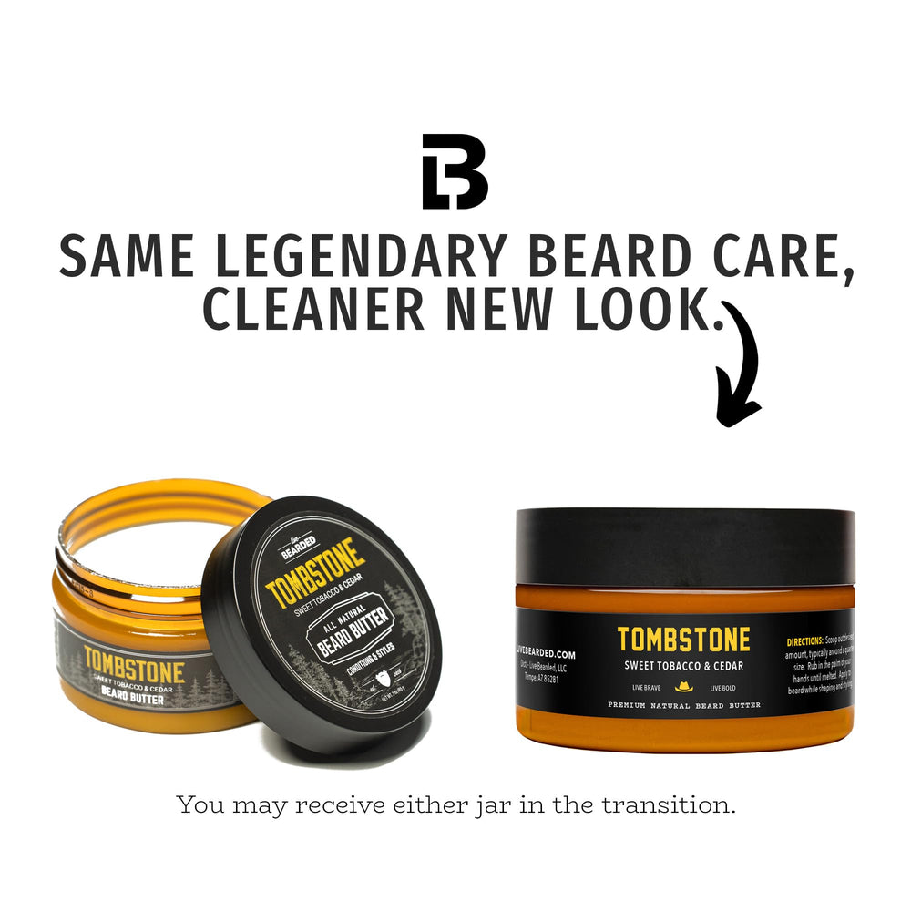 Live Bearded Beurre de Barbe – ingrédients naturels nourrissent la peau.