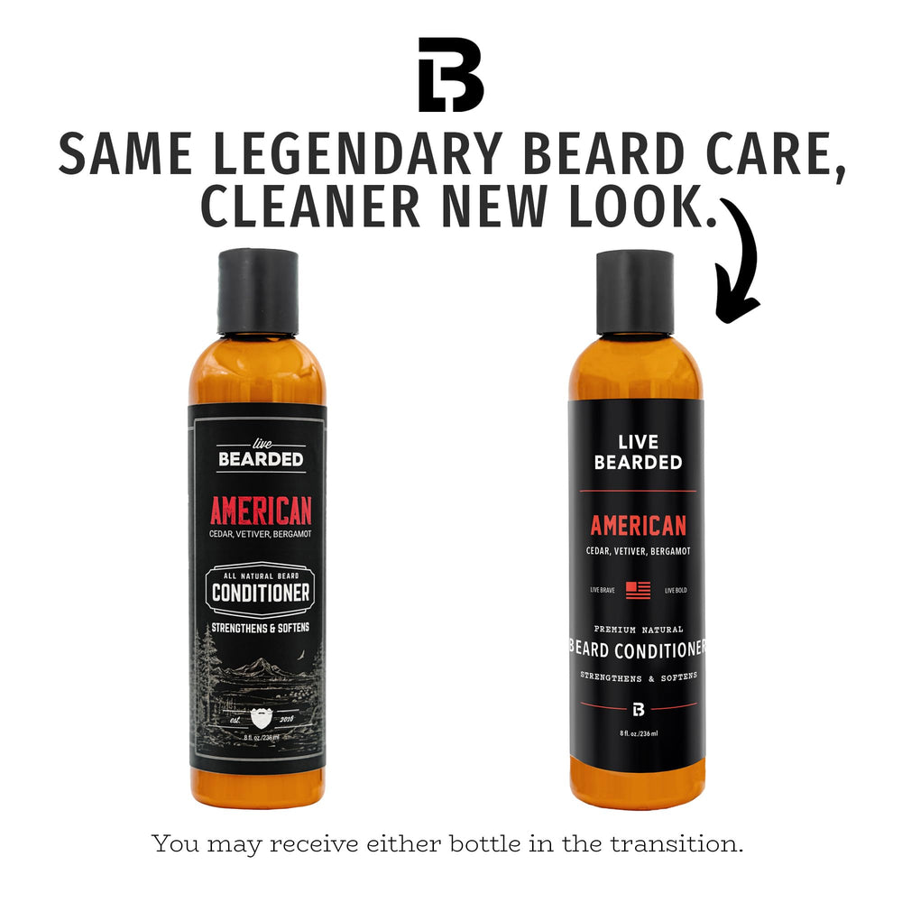 Live Bearded conditionneur barbe - ingrédients naturels nourrissants pour la barbe.