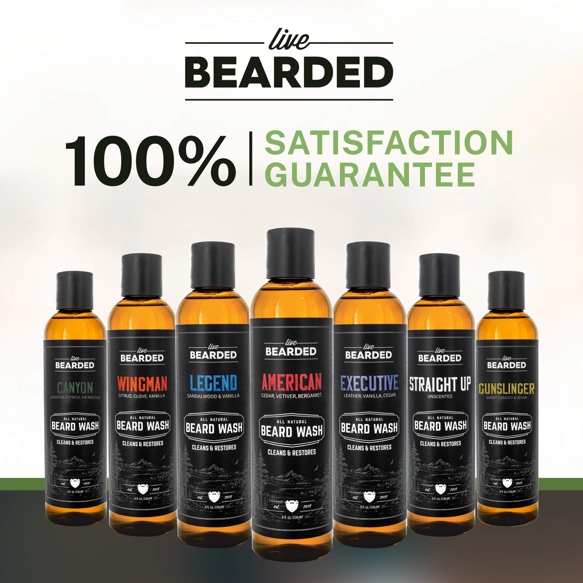 Live Bearded Lavage Barbe, usage quotidien – douceur et hydratation.