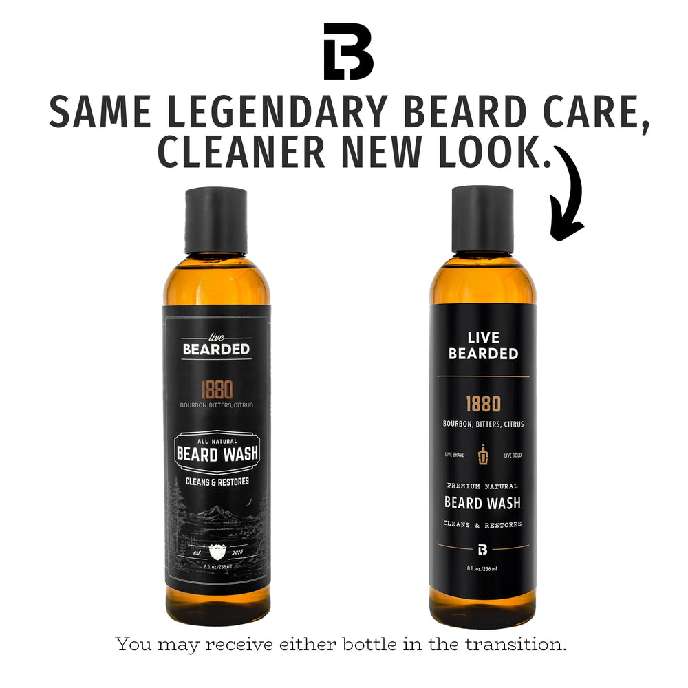 Live Bearded – mousse-douce-1880: lavage quotidien pour barbe et visage