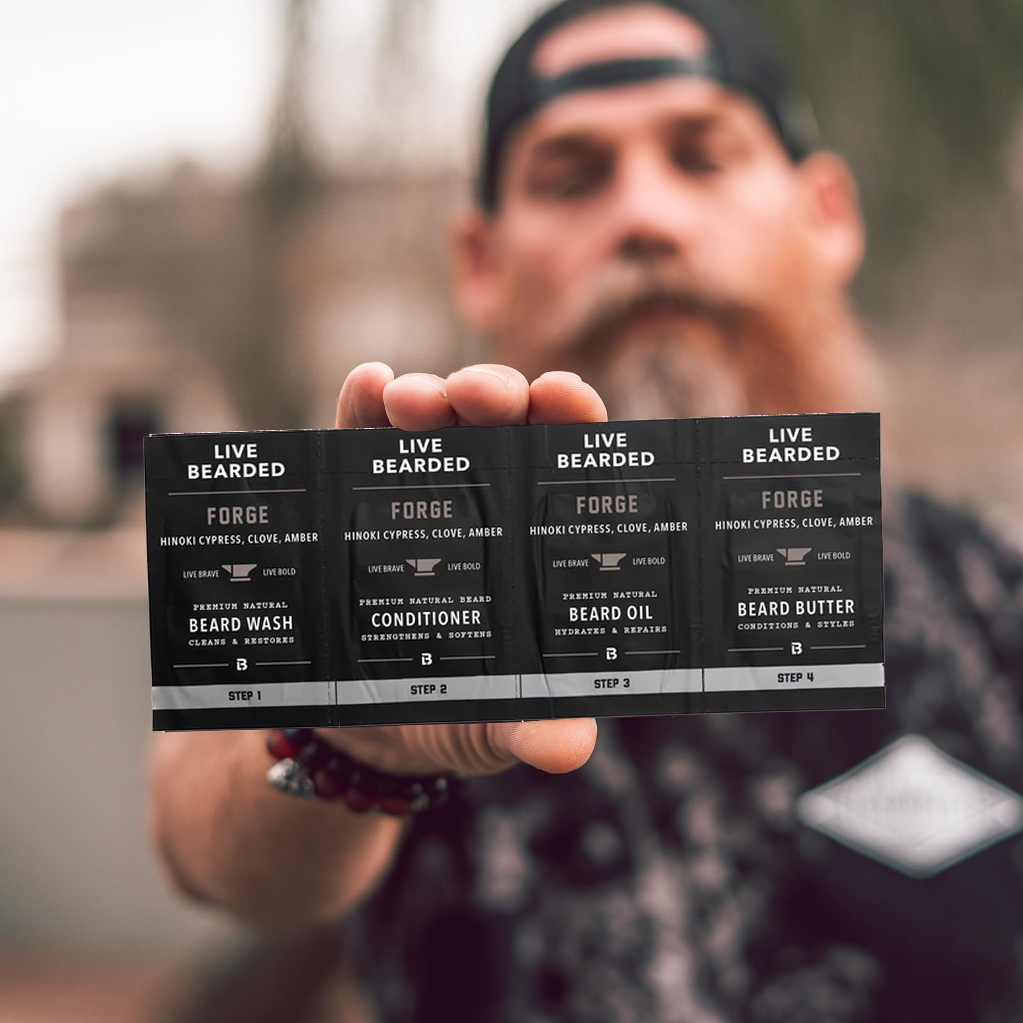 Live Bearded Senteur Variante 4 — parfum varié pour renouveler le rituel.
