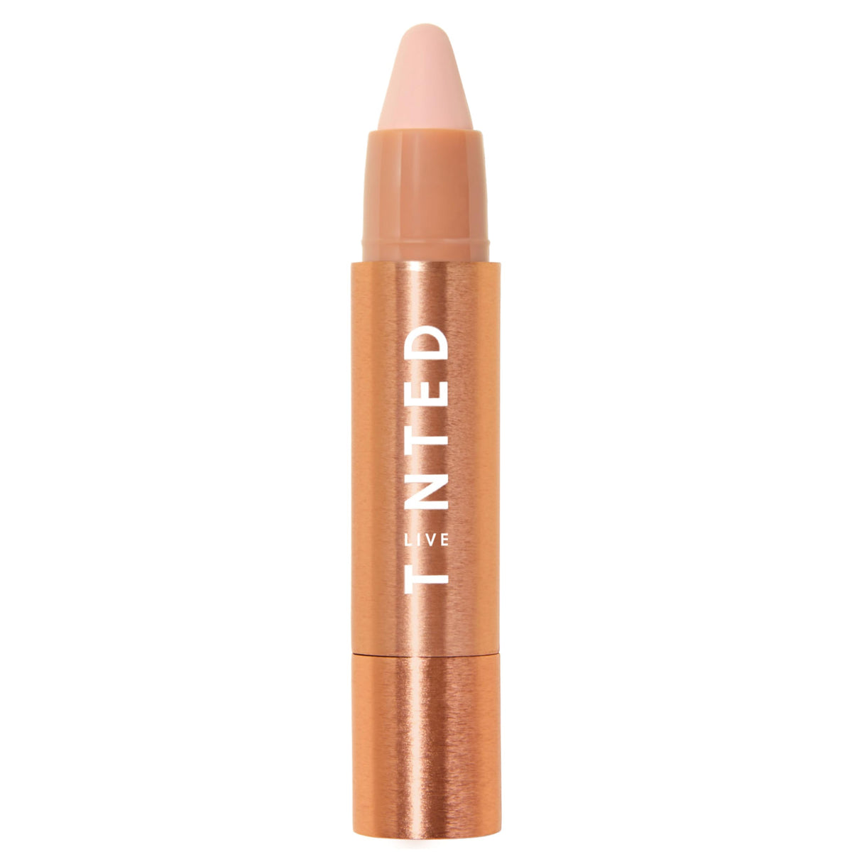 Live Tinted Huestick Aura s'applique facilement sur le visage pour un teint uniforme.