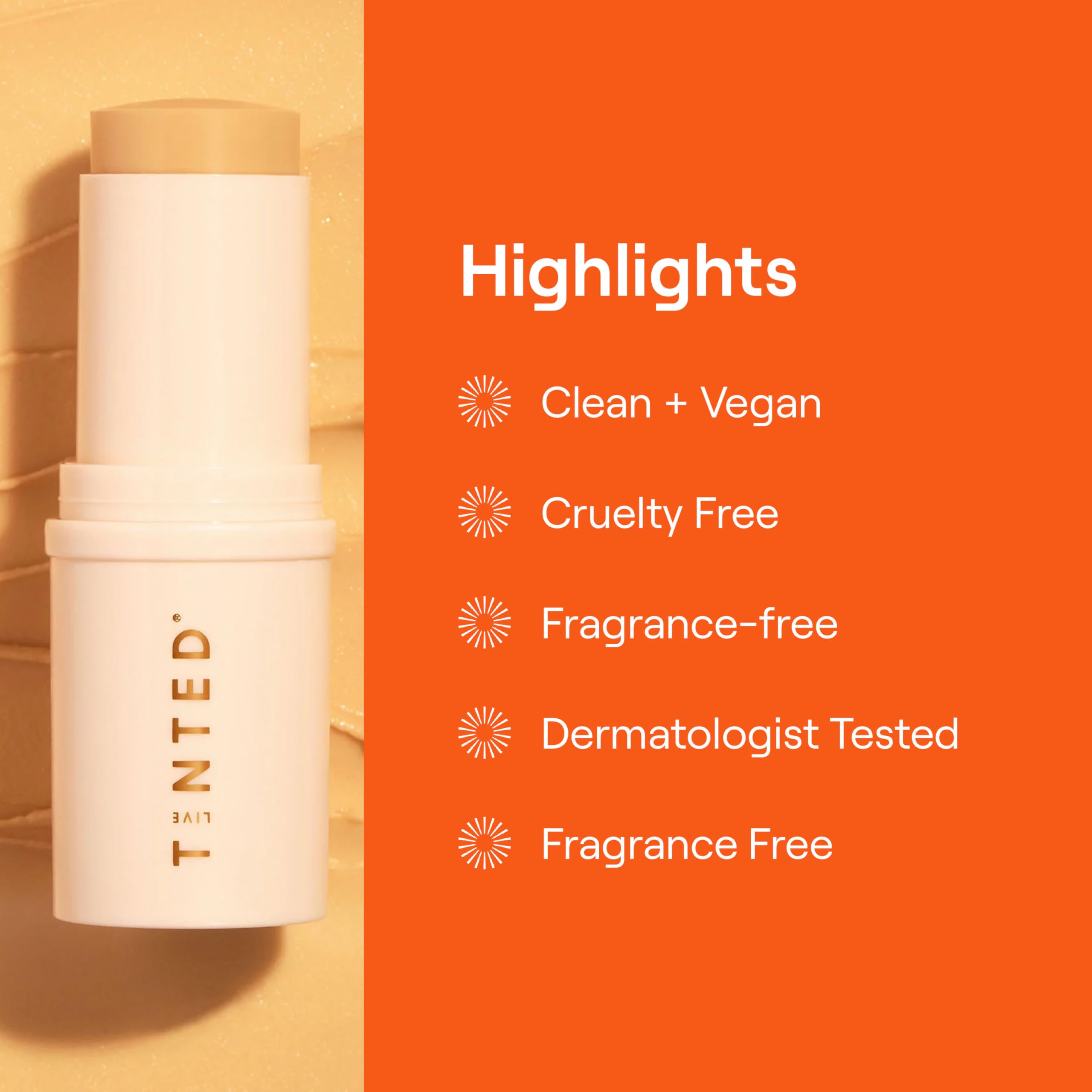 Live Tinted Superhue Stick teint unifié visage et corps.