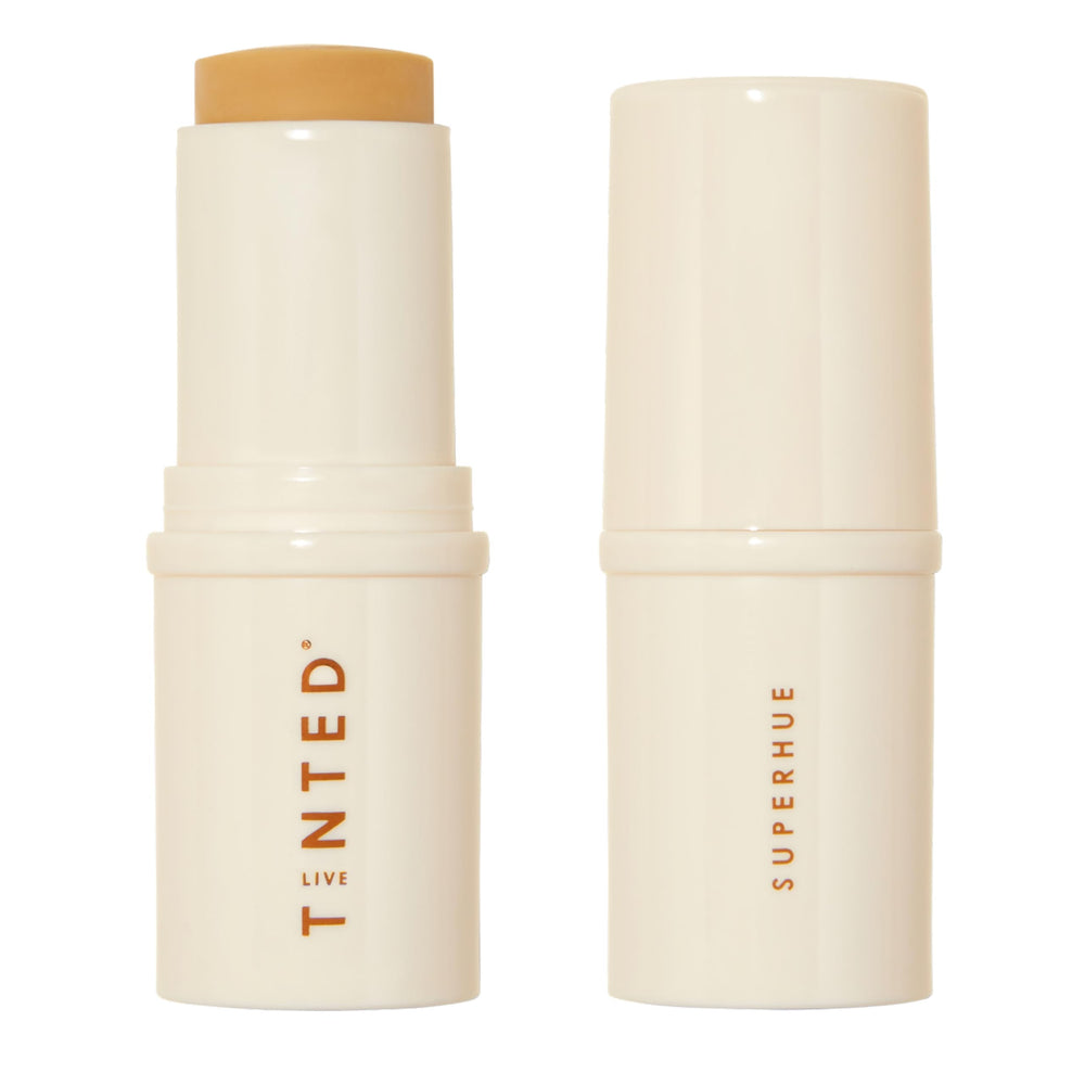 Live Tinted Superhue Stick visages et corps : teint uniforme possible.
