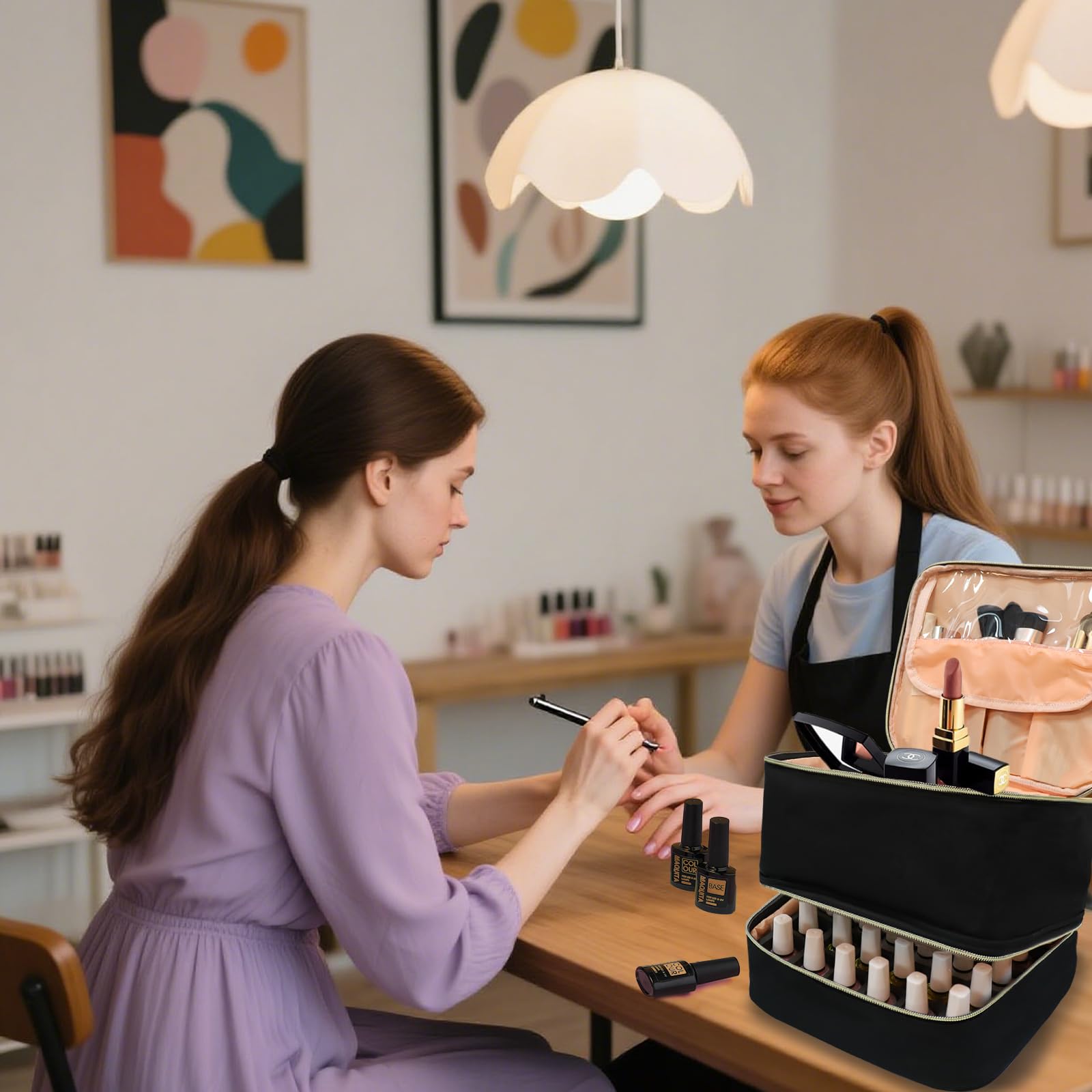 LIVEBAY Portable étui voyage: idéal pour déplacements et salons.