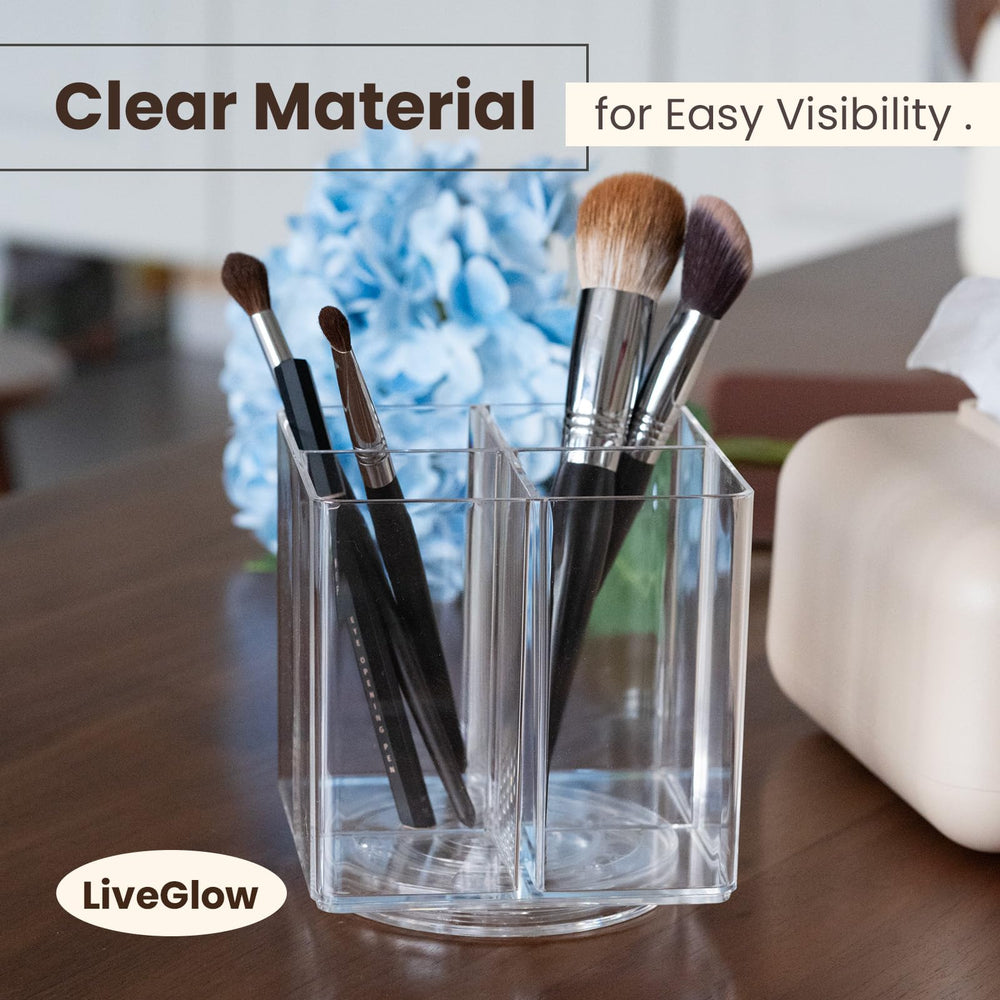 LiveGlow pinceaux-et-stylo-rangement: rangement polyvalent pour espaces restreints