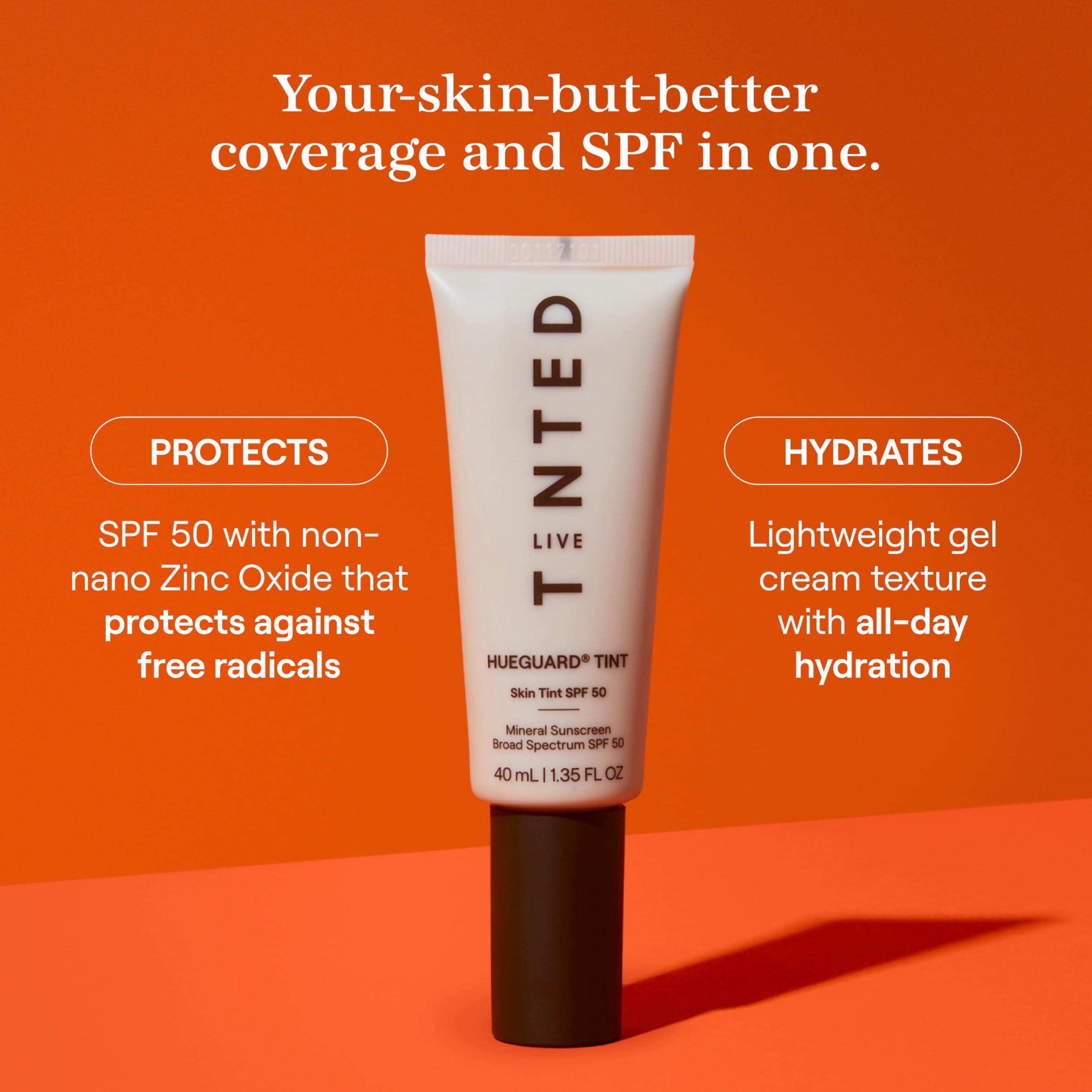 Bouteille Hueguard SPF50 visible, pratique pour une protection quotidienne.