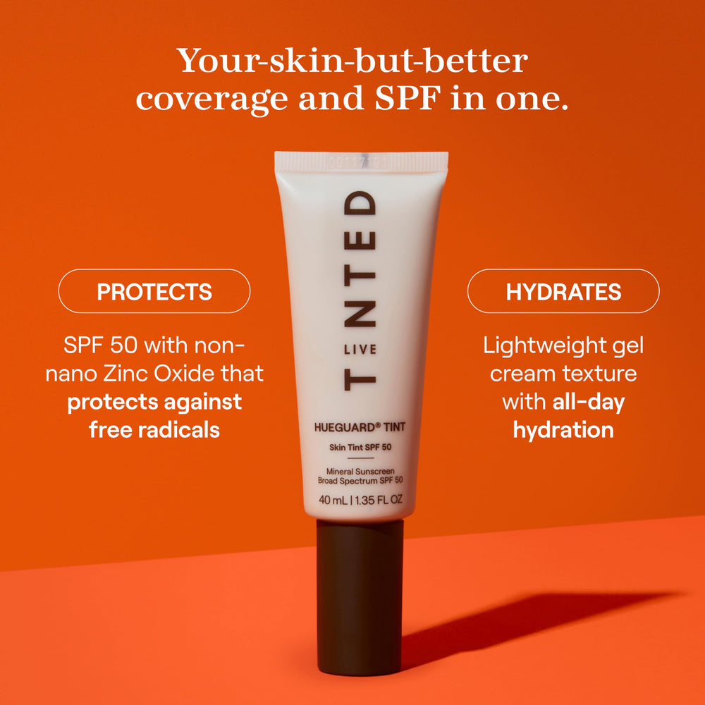 Bouteille Hueguard SPF50 visible, pratique pour une protection quotidienne.
