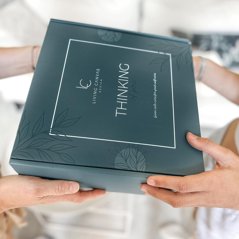 Living Canvas Design: masque visage doux pour un rituel soin du visage.