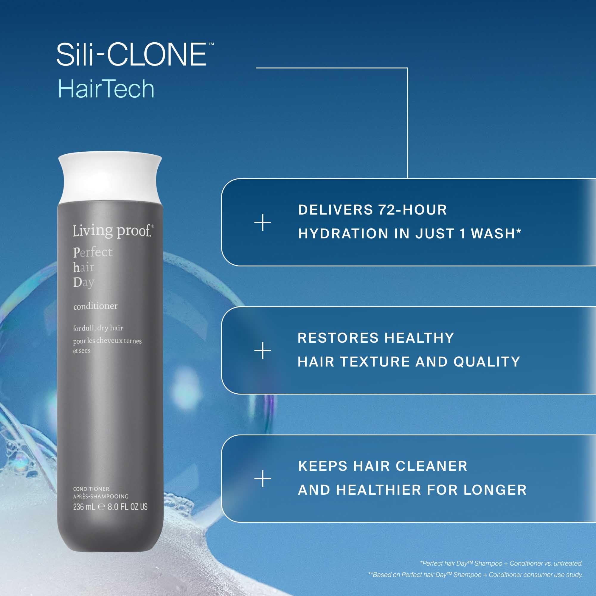 Texture luxueuse du produit apporte douceur sur les longueurs.