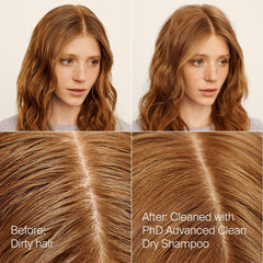 Living Proof Dry Shampoo équilibre-sebum et protection contre la pollution quotidienne.