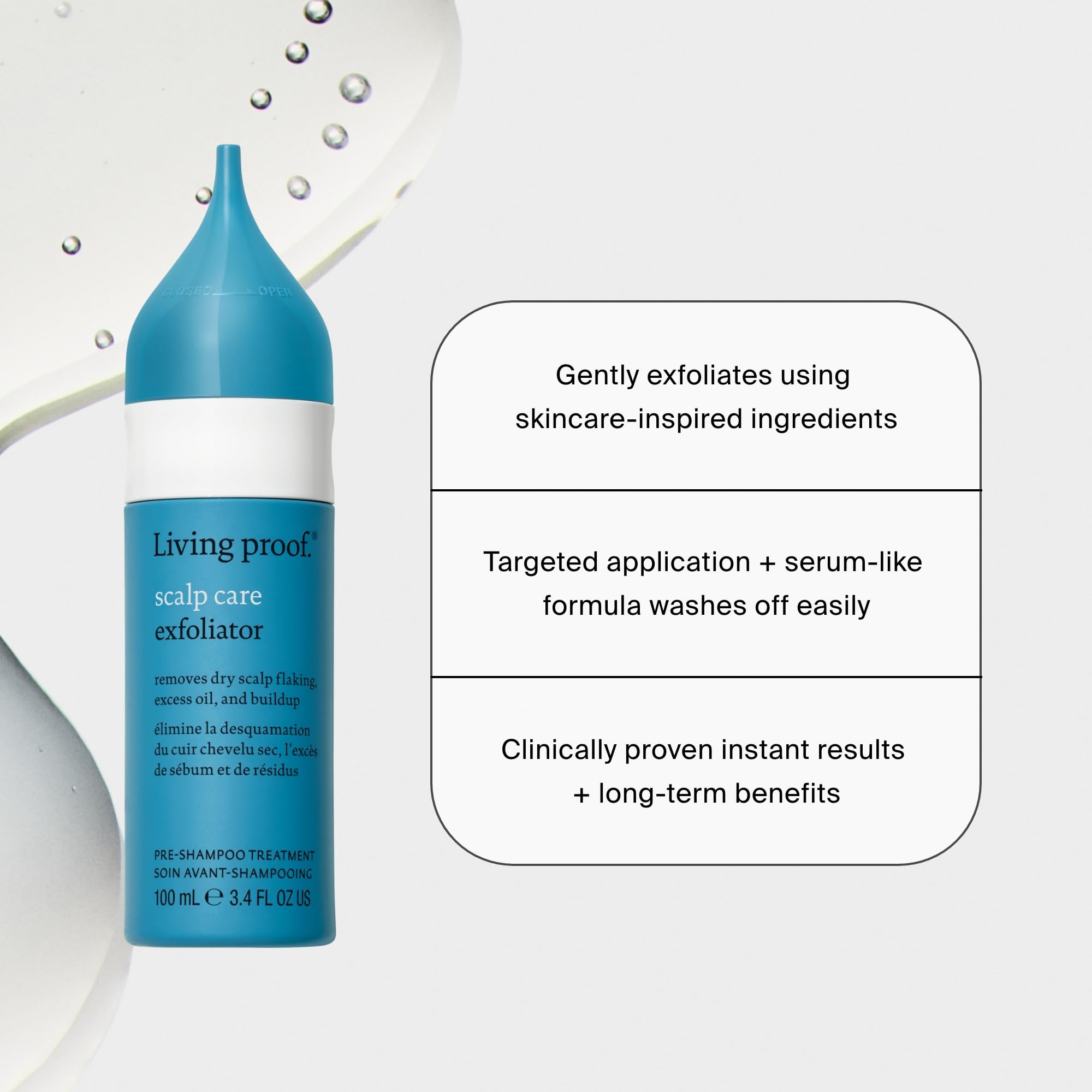 Living Proof Exfoliant Cuir Chevelu – s'intègre facilement à votre routine capillaire