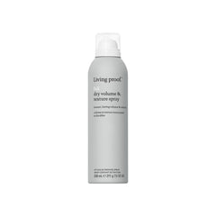 Living proof Full Dry Volume & Texture Spray – bouteille montrant l’effet volume immédiat sur cheveux fins.