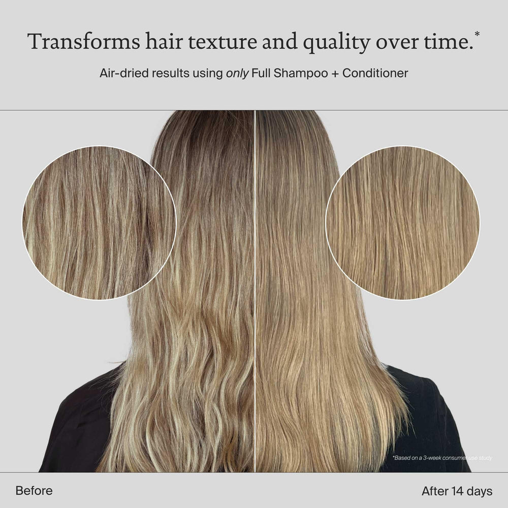 Living Proof Full Shampoo – cheveux doux et brillants après le rinçage.