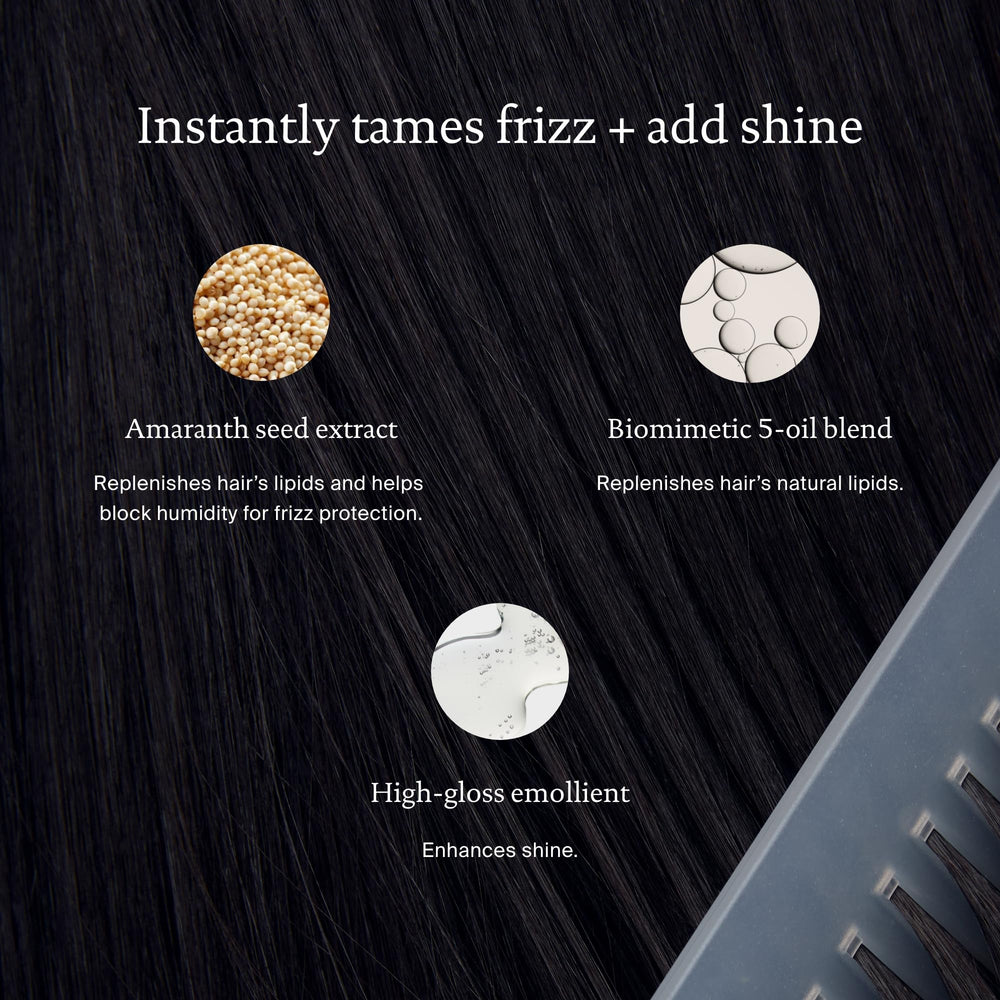 Living Proof No Frizz Instant De-Frizzer – fini poli et frisottis maîtrisés sans lourdeur.