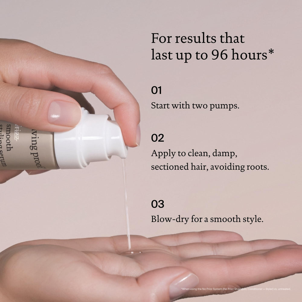 Living proof No Frizz sérum: huile invisible qui n'alourdit pas.