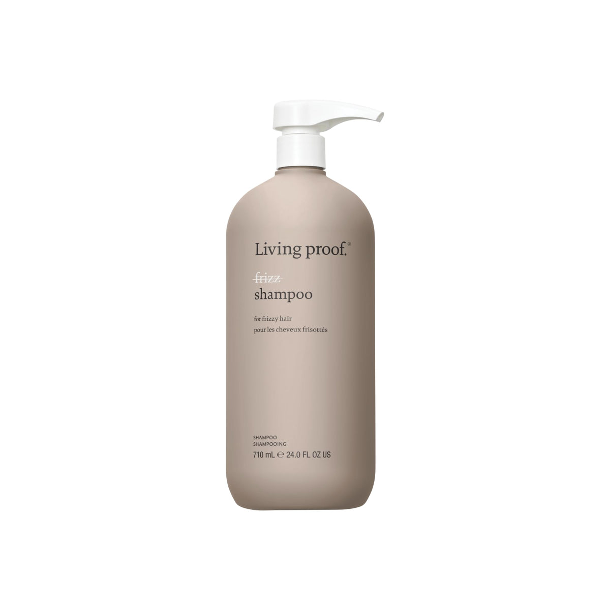 Shampooing Living Proof anti-frisottis, bouteille lissante favorisant le coiffage sans frisottis