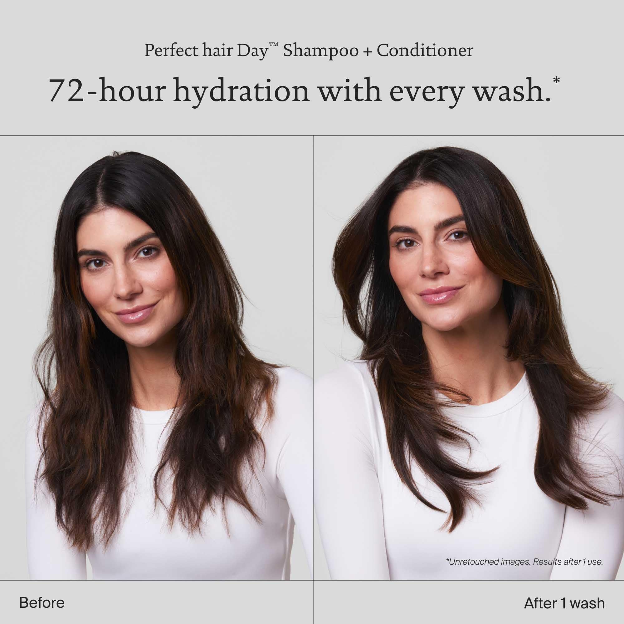 Living proof Perfect hair Day Shampoo — mousse lavante, nettoyage en douceur et cuir chevelu frais.