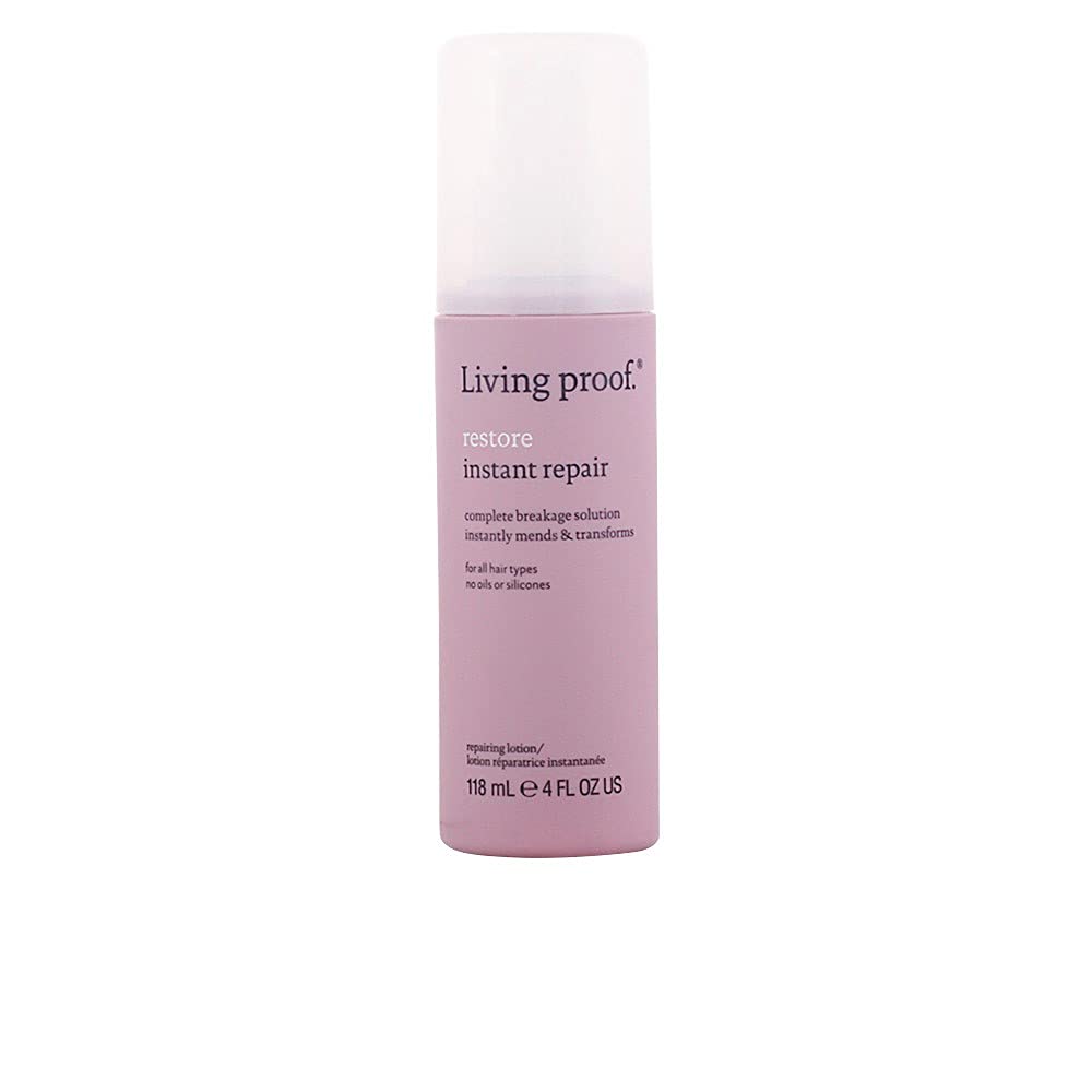 Living Proof Restore Repair, bouteille, soin réparateur protégeant les cheveux et apportant douceur.