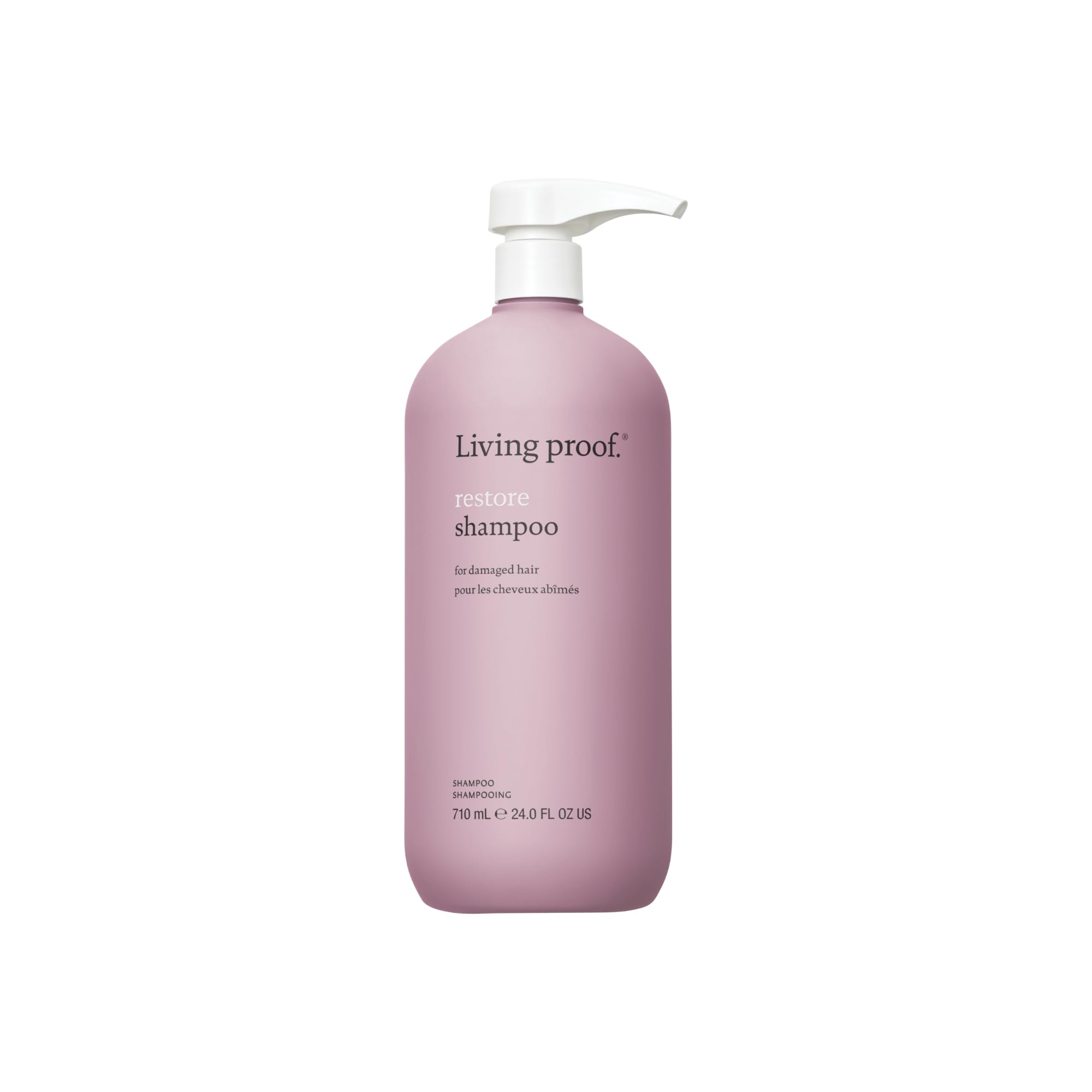 Living Proof Restore Shampoo – bouteille élégante, cheveux plus forts après chaque lavage