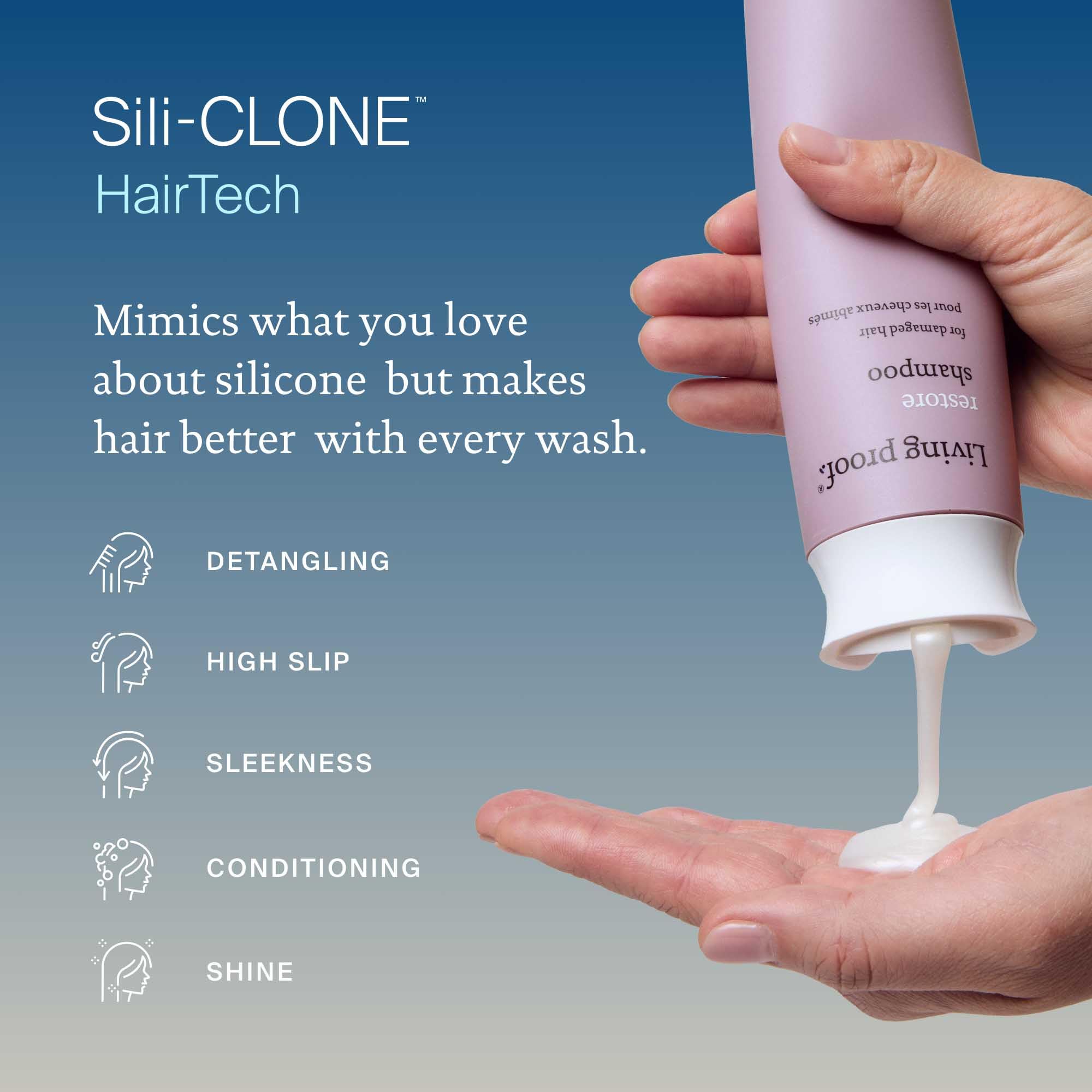 Living Proof Restore Shampoo – cheveux plus souples après le lavage