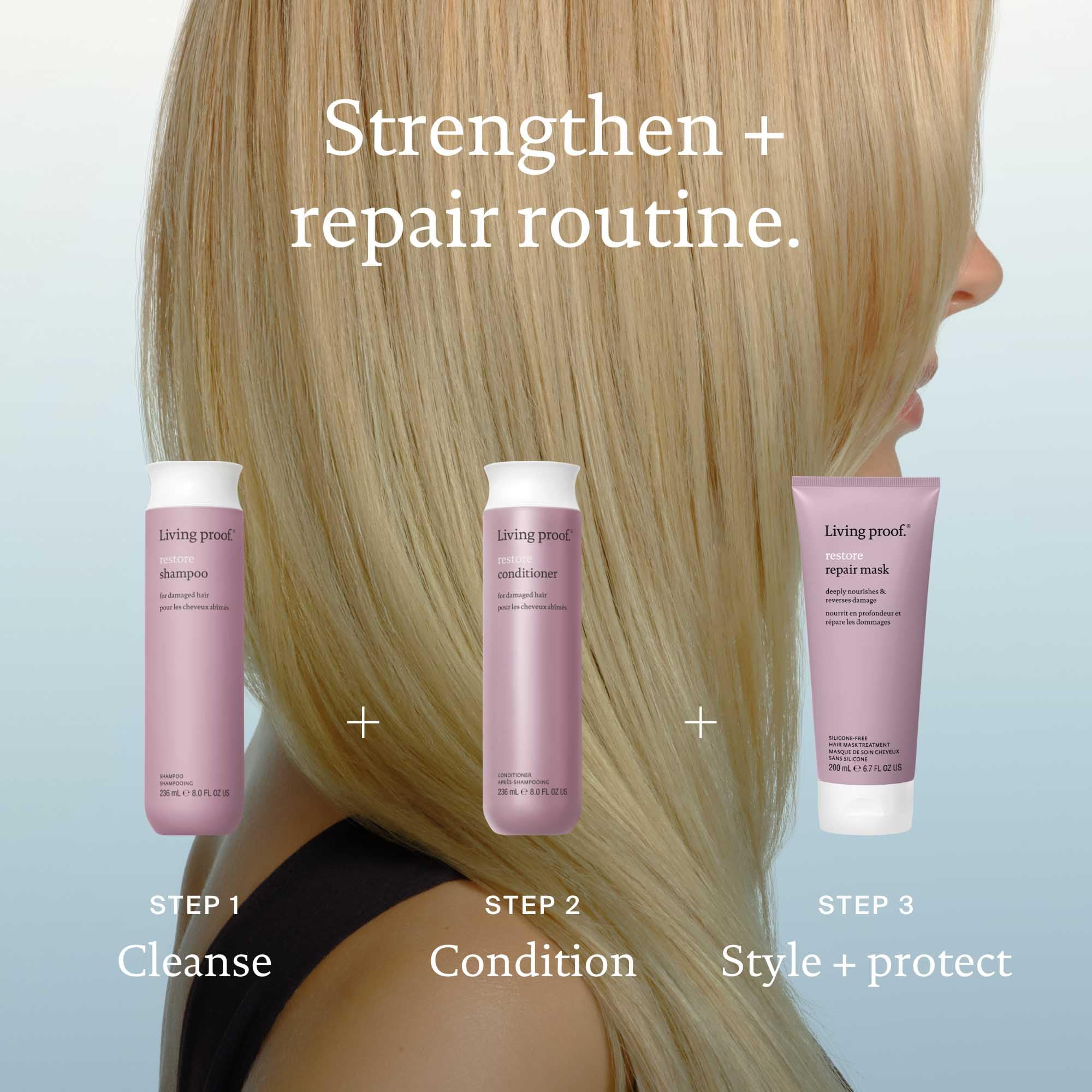 Living Proof Restore Shampoo – nutrition quotidienne pour l’éclat des cheveux