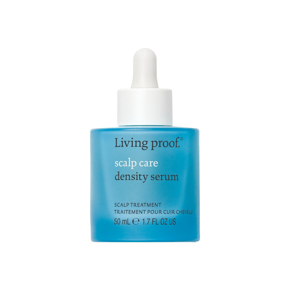 Living Proof Density Serum — bouteille élégante favorisant densité du cuir chevelu et cheveux plus épais.