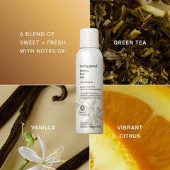 Living Proof Shampooing sec vanille: nettoyage réel sans rinçage.