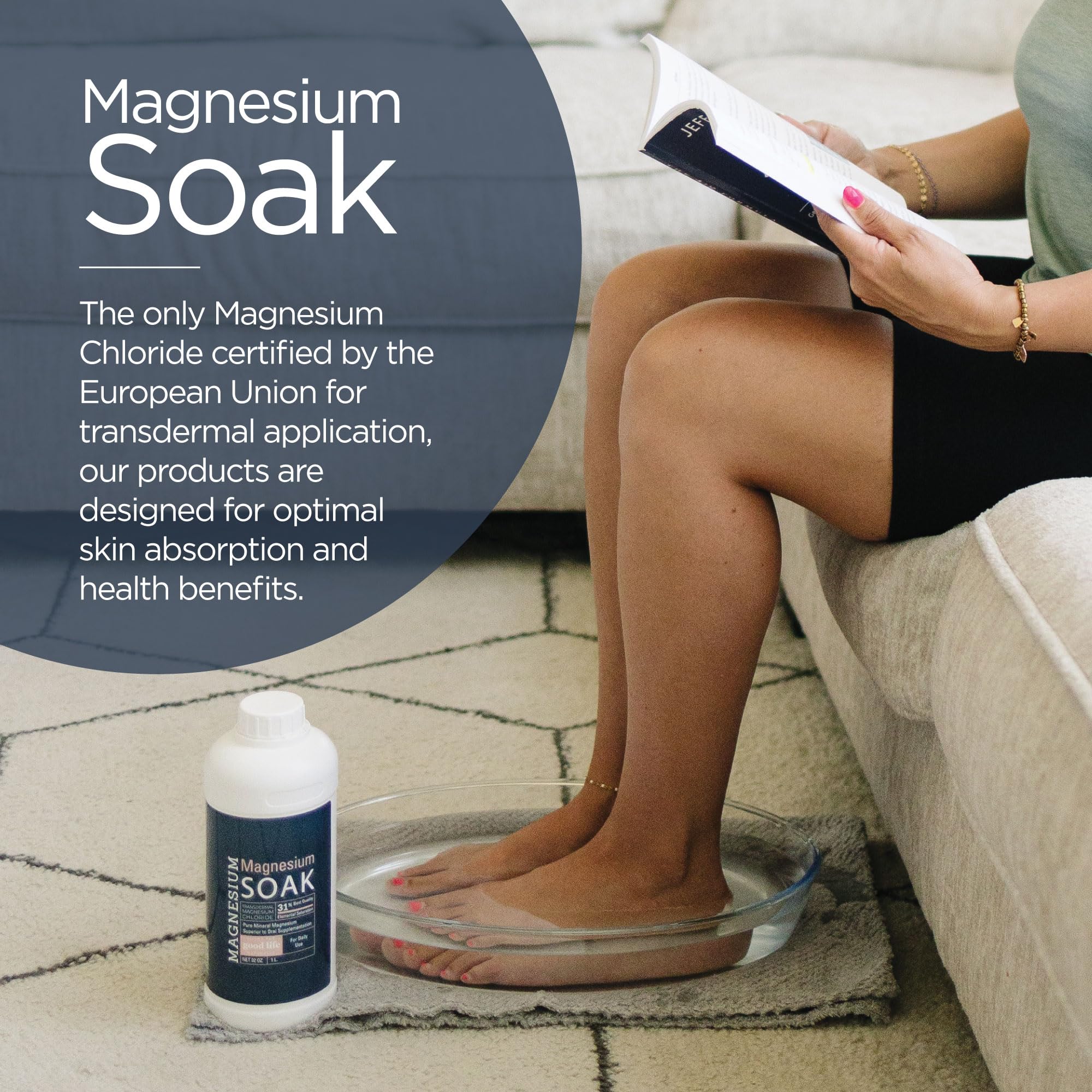 Living the Good Life Naturally – détail bain magnésium Zechstein favorisant la détente