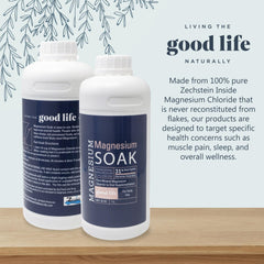 Living the Good Life Naturally – bain pieds magnésium détente après travail
