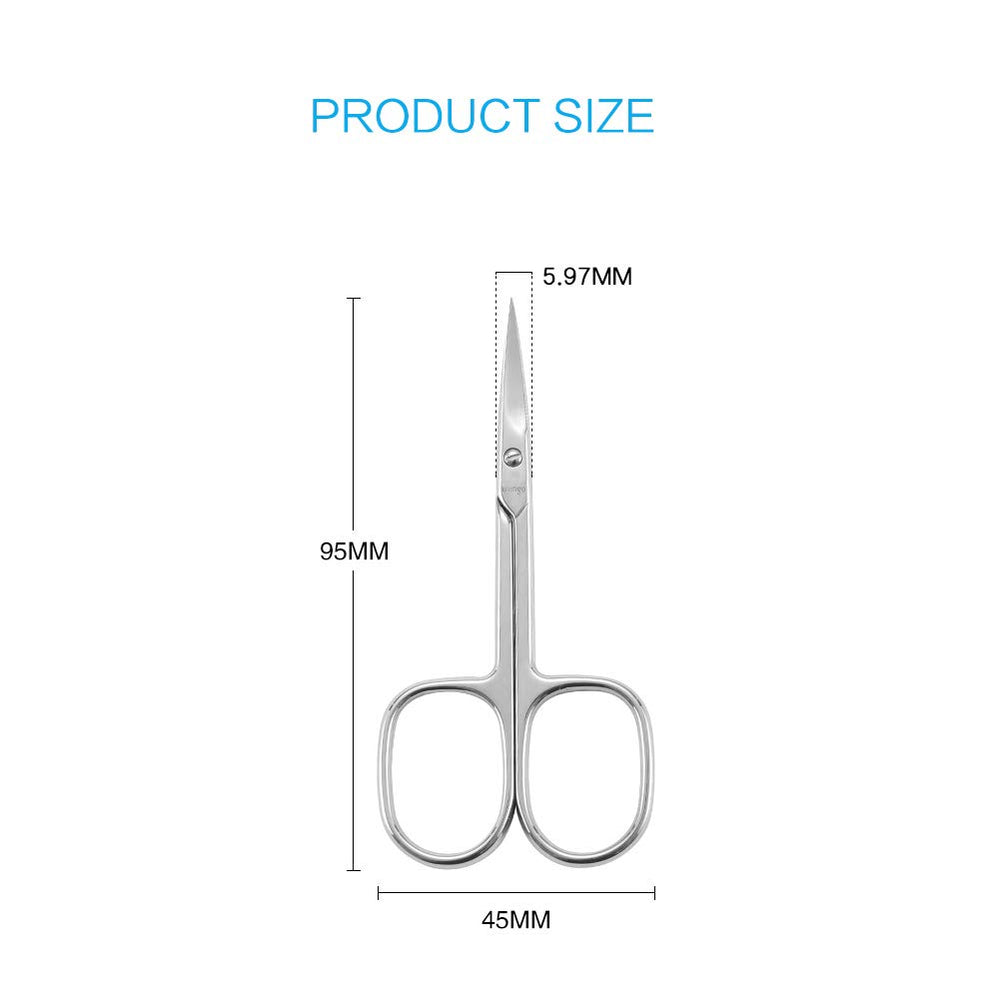 Ciseaux LIVINGO multi‑usage pour cuticule et ongles en inox.