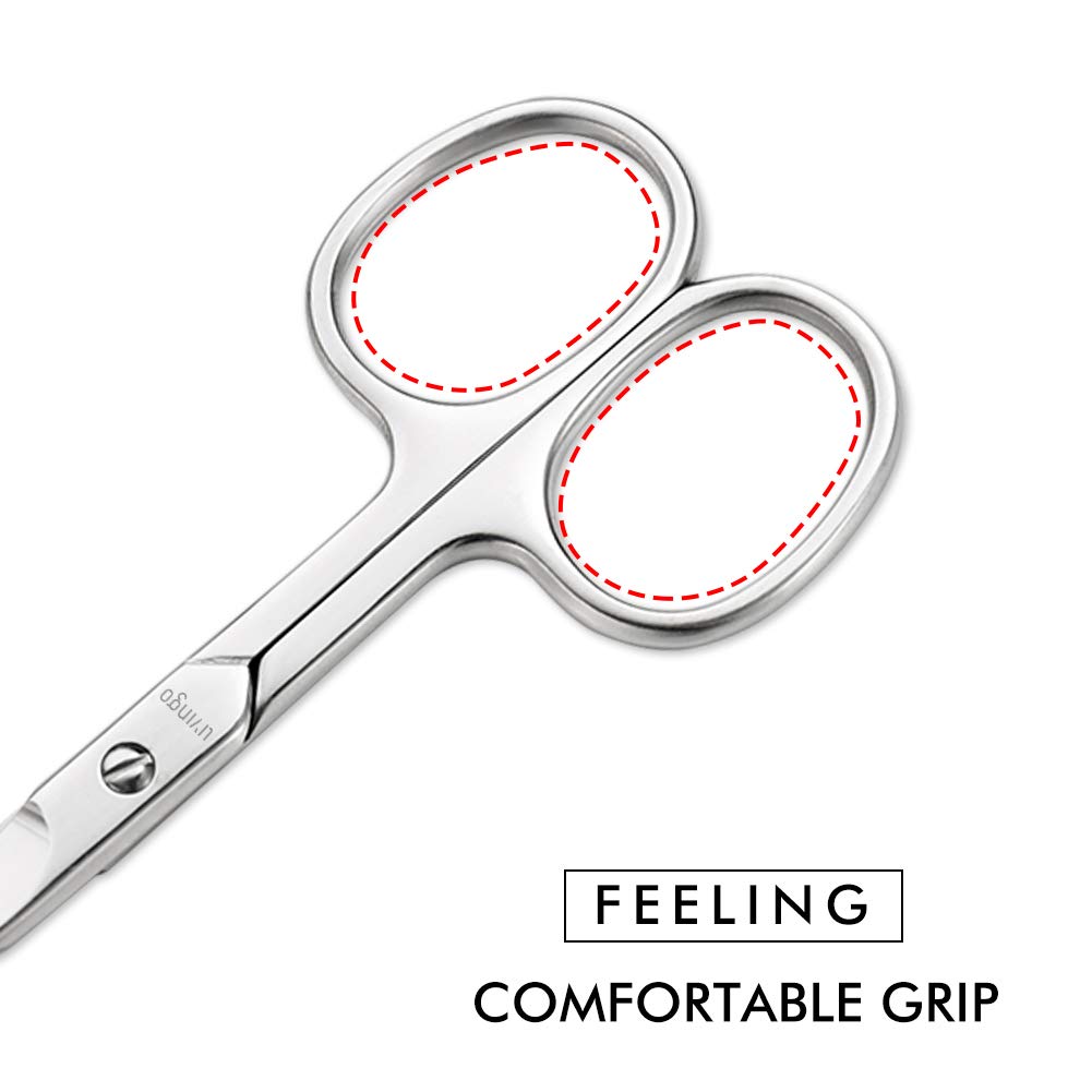 LIVINGO ciseaux multiusage pour ongles, sourcils et cils