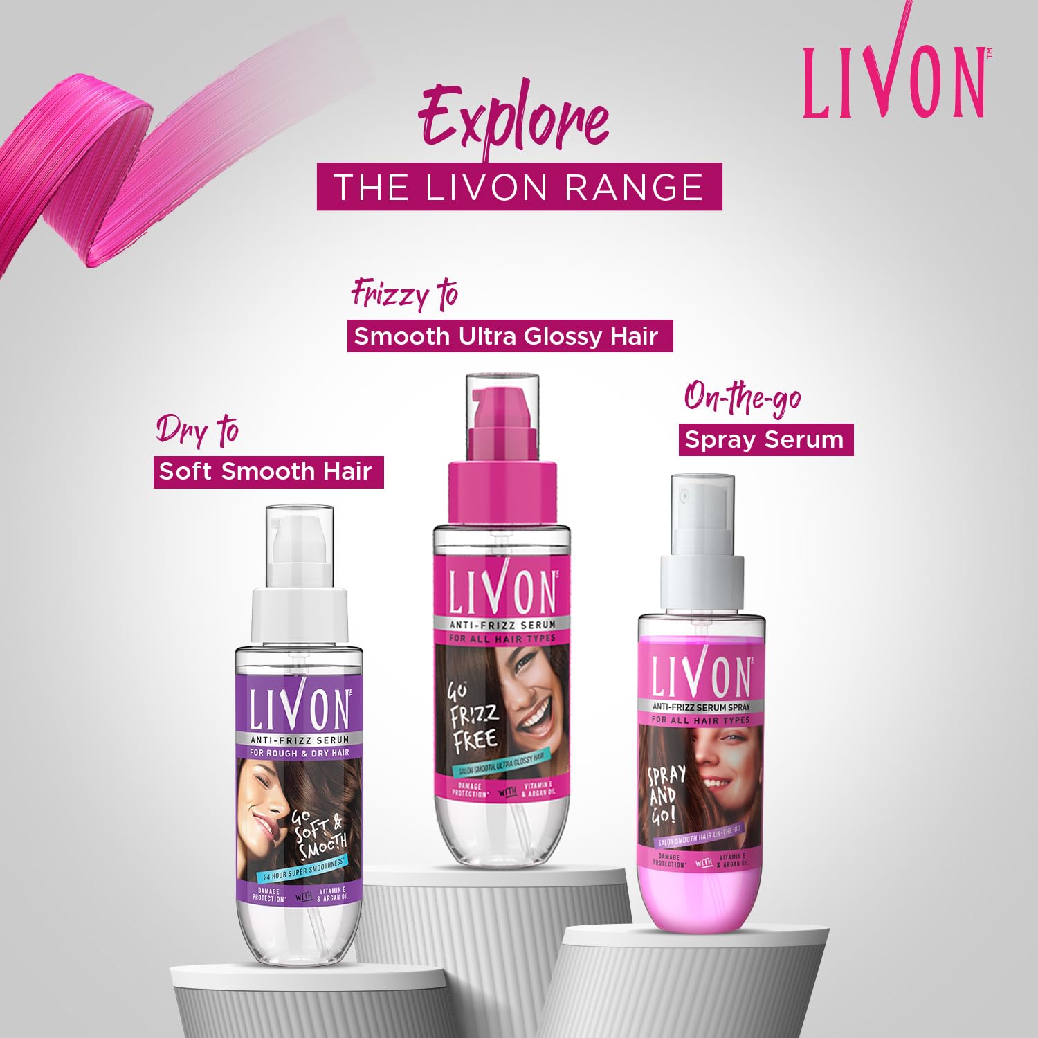 Sérum Livon — usage quotidien: cheveux propres pour un effet soyeux.