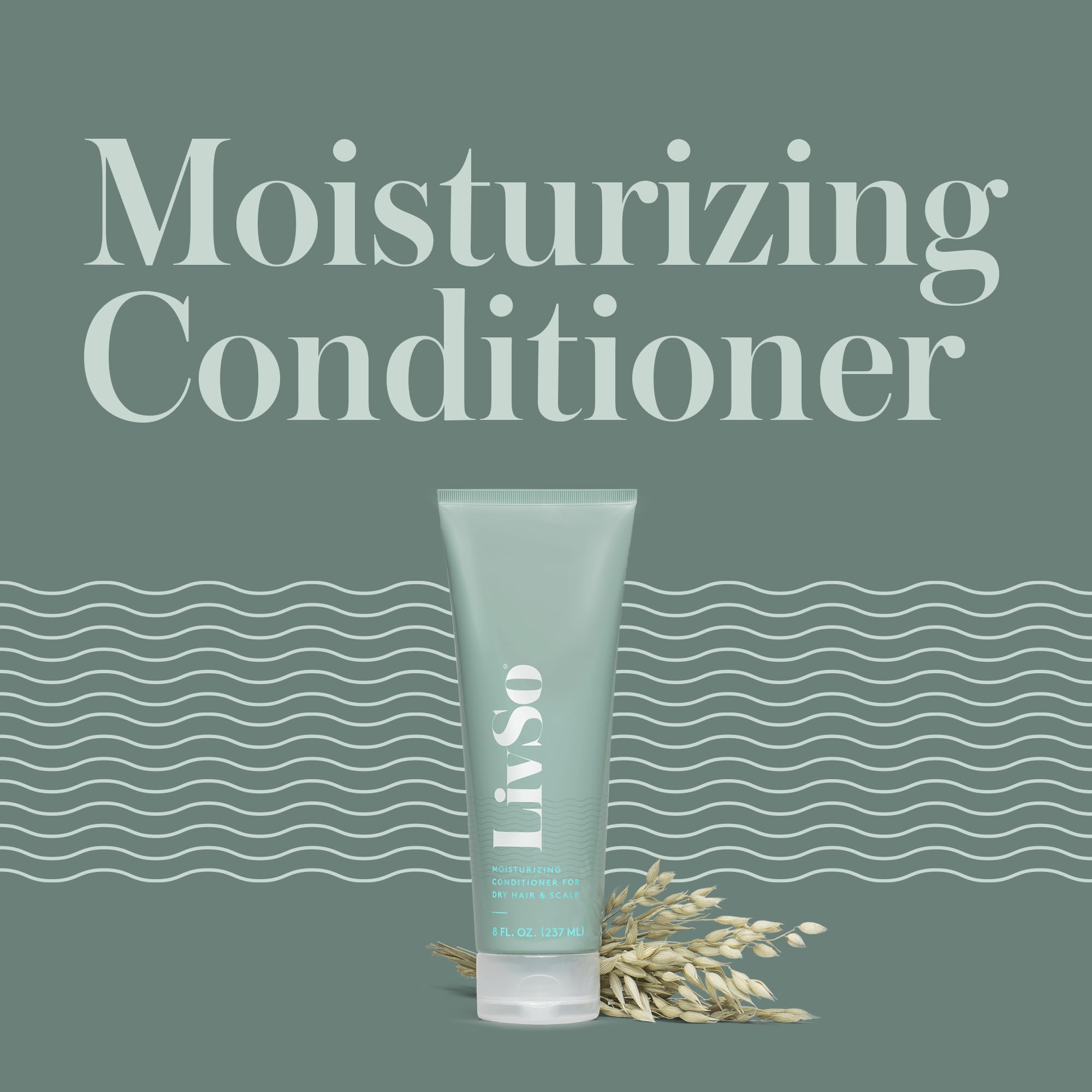 LivSo après-shampoing hydratant appliqué sur cheveux mouillés - démêlage facilité