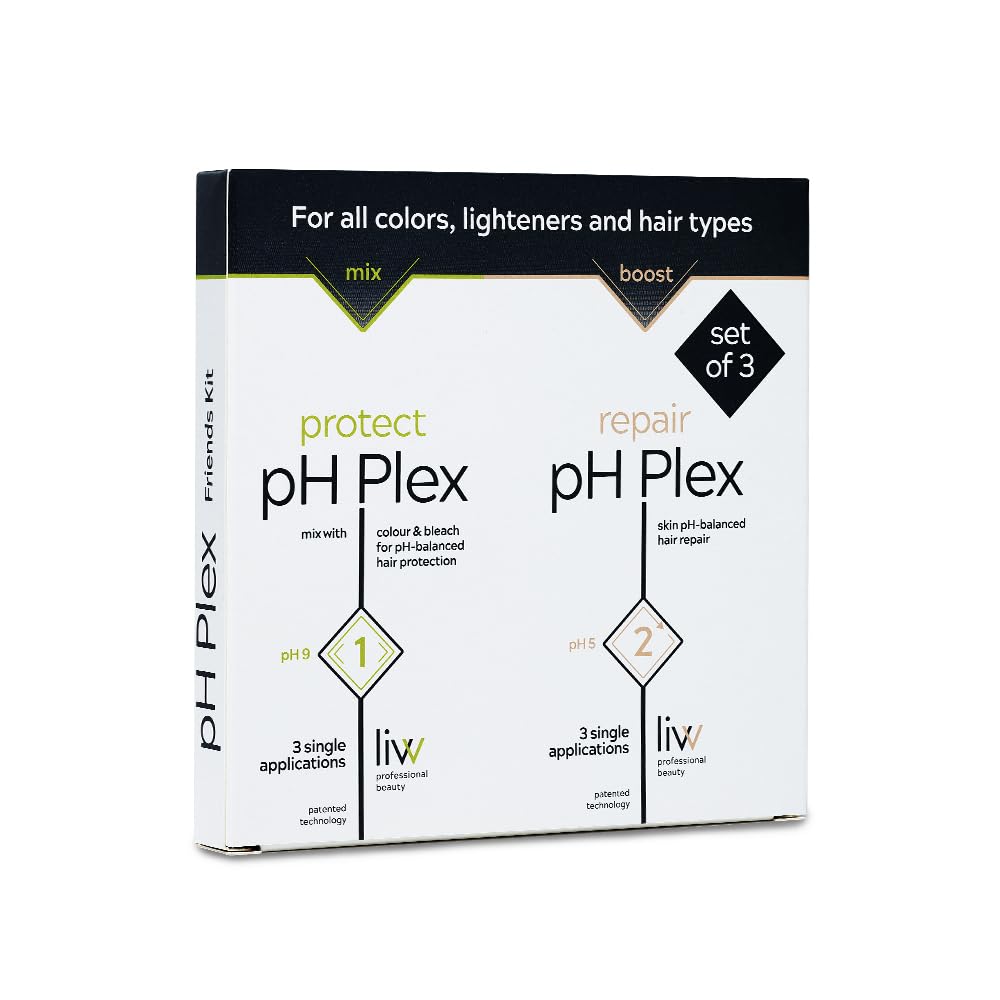 LIW pH Plex Protect: la bouteille protège les cheveux lors de la coloration à domicile.