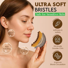 Les poils ultra doux Liwraa glissent sur la peau pour un toucher agréable et sûr.