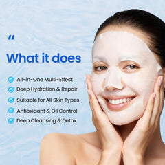 Masque charbon Liyawudo purifiant les pores et contrôlant la brillance