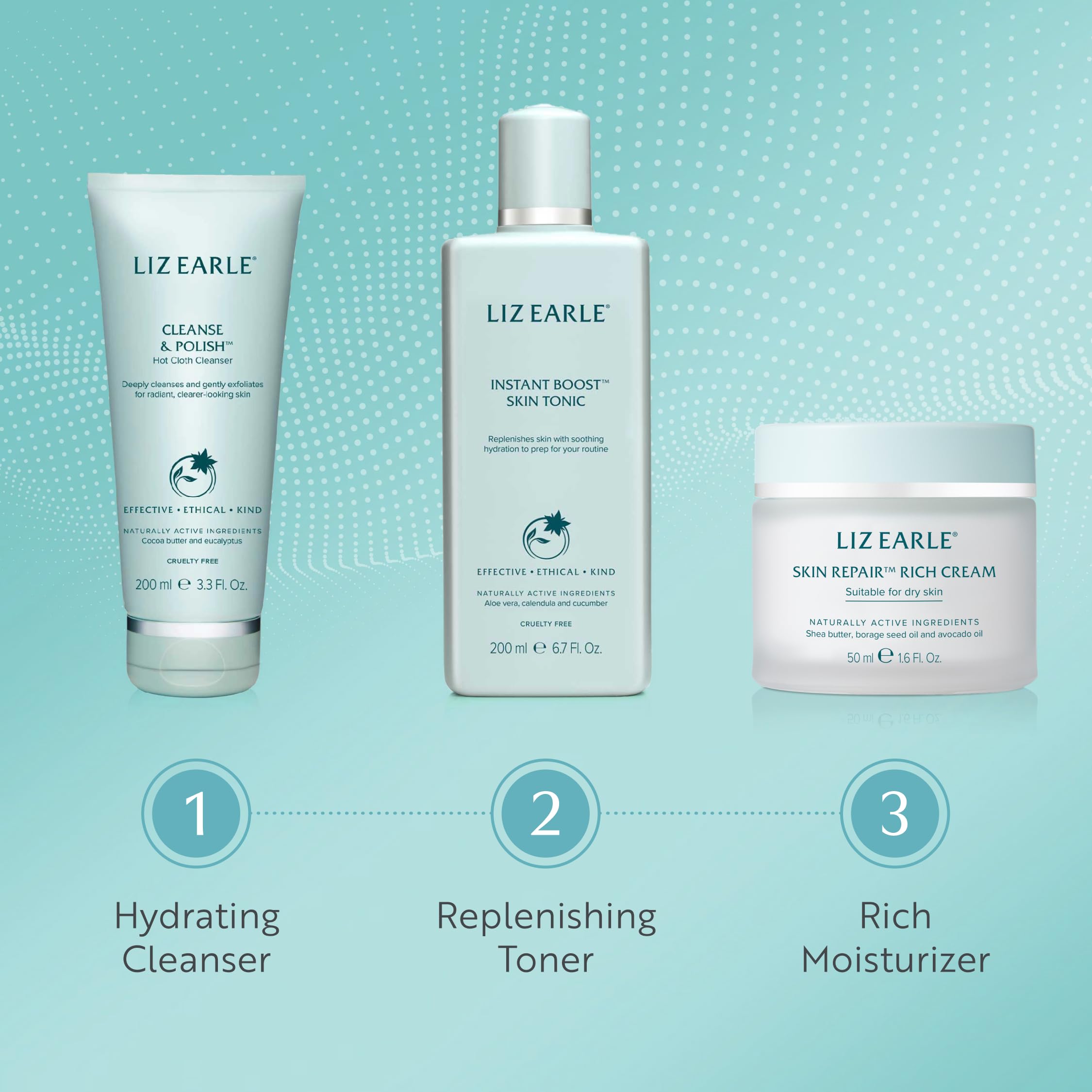 Liz Earle Cleanse & Polish, démaquille même le mascara tenace sans effort.